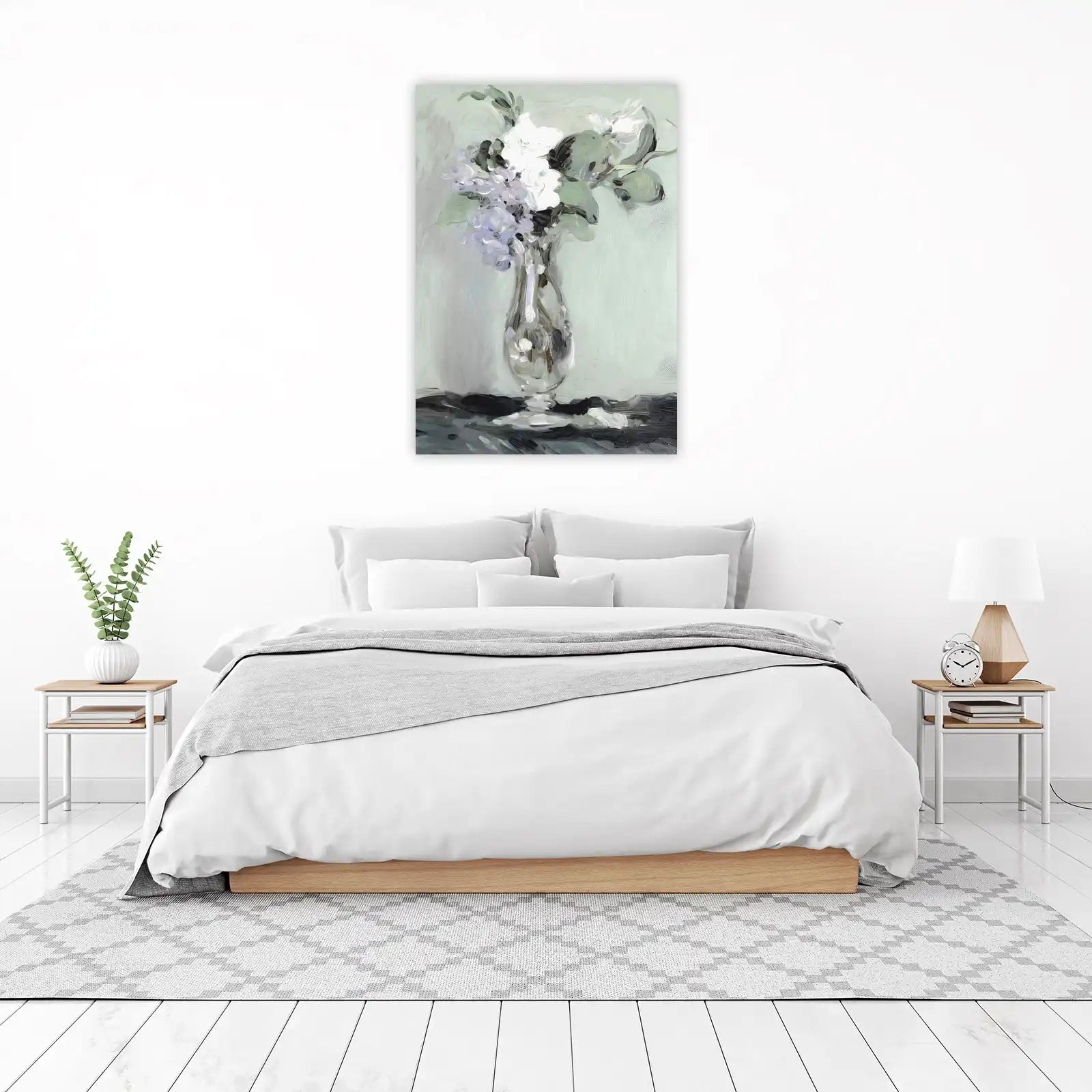 Soft Floral Still Life Impressionist Wall Art