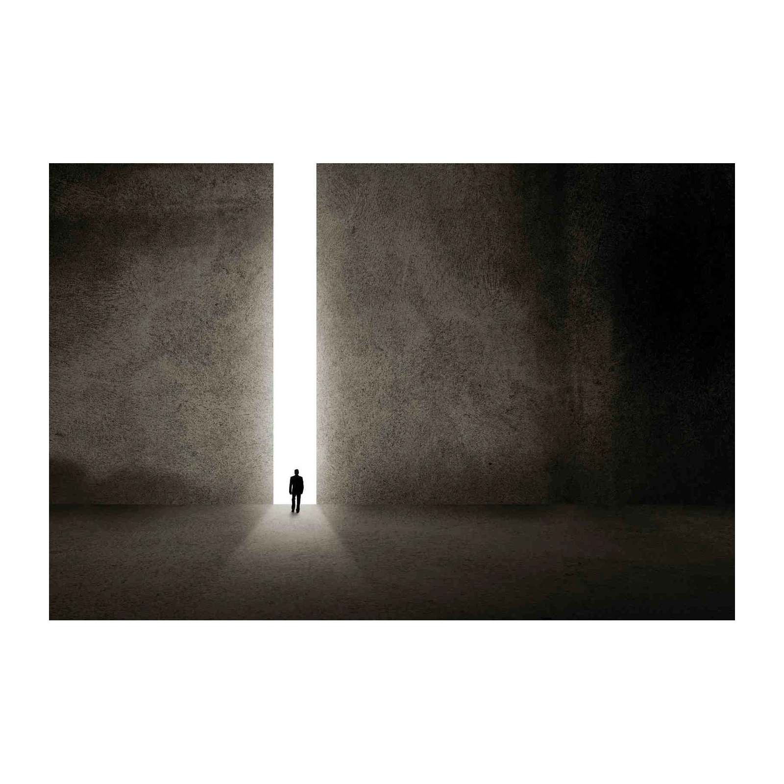 Path to Light Silhouette Wall Art