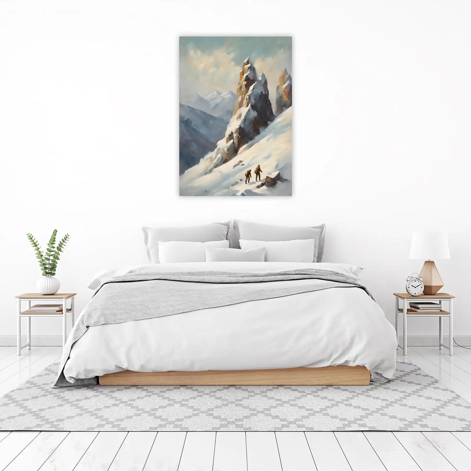 Majestic Mountain Ascent Wall Art