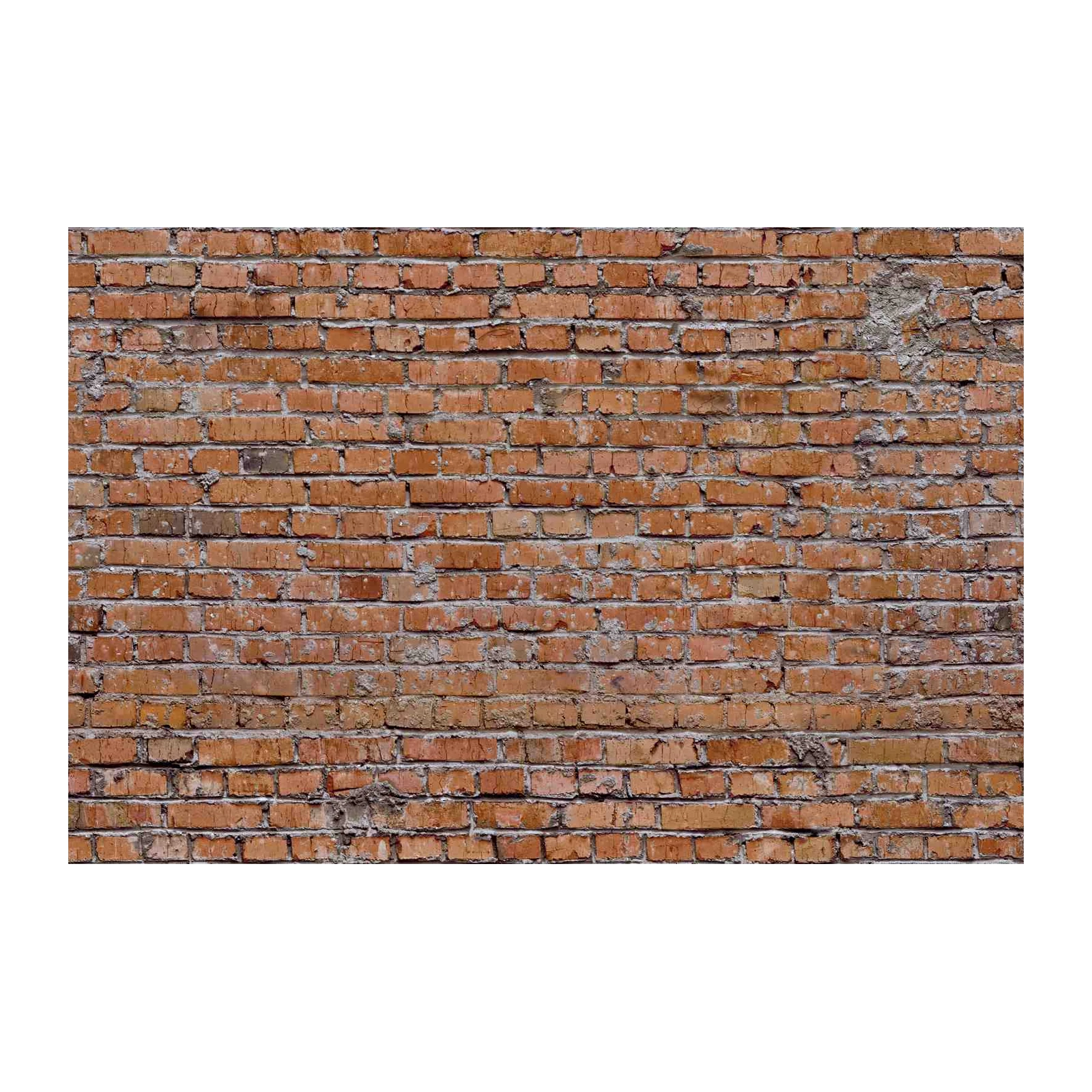Rustic Red Brick Wall Textured Wall Art