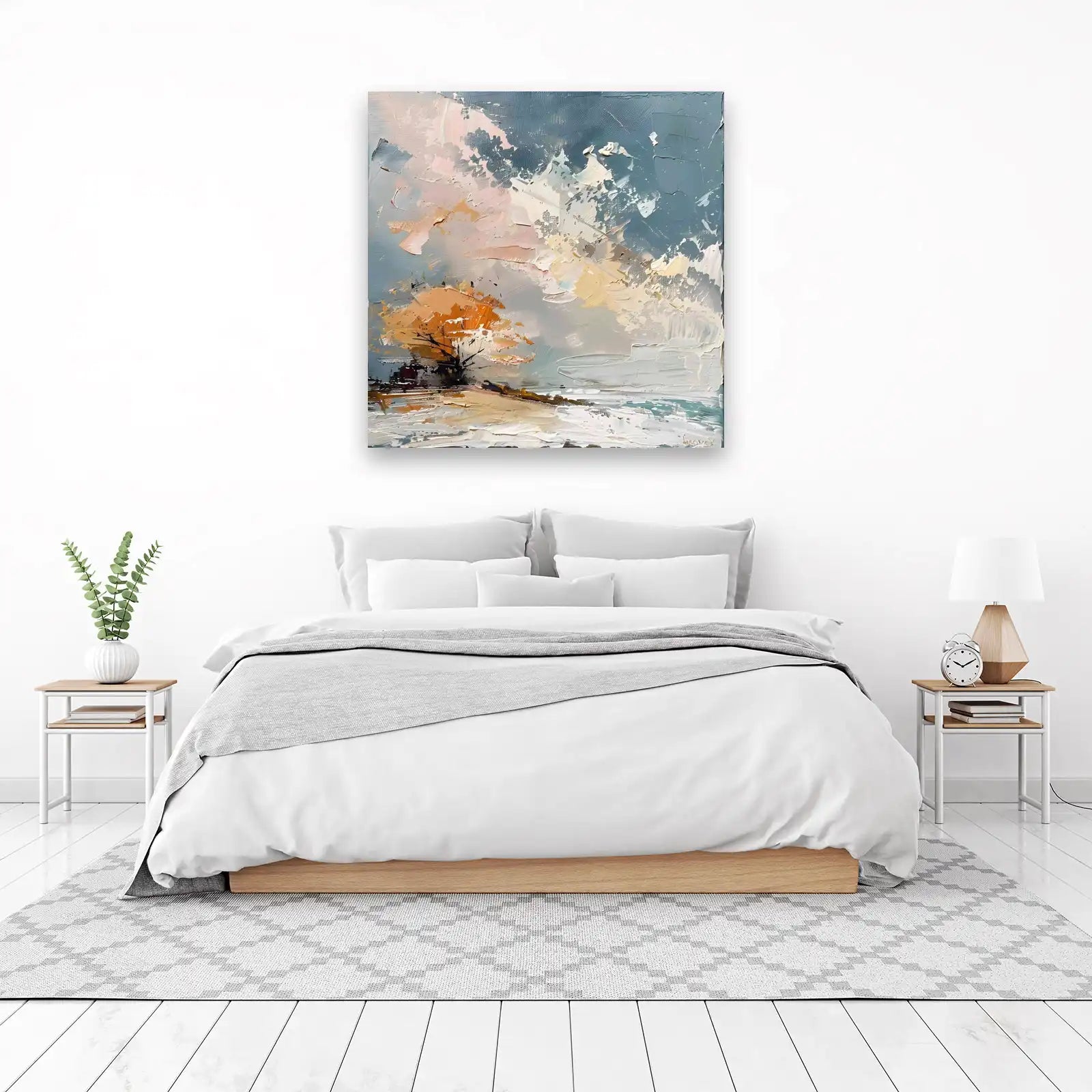 Textured Impressionist Landscape Wall Art
