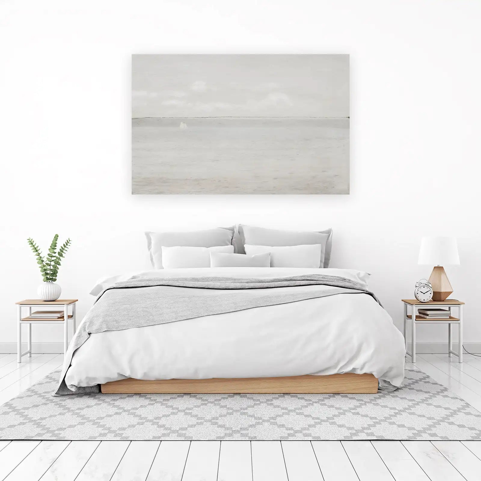 Minimalist Coastal Serenity Wall Art