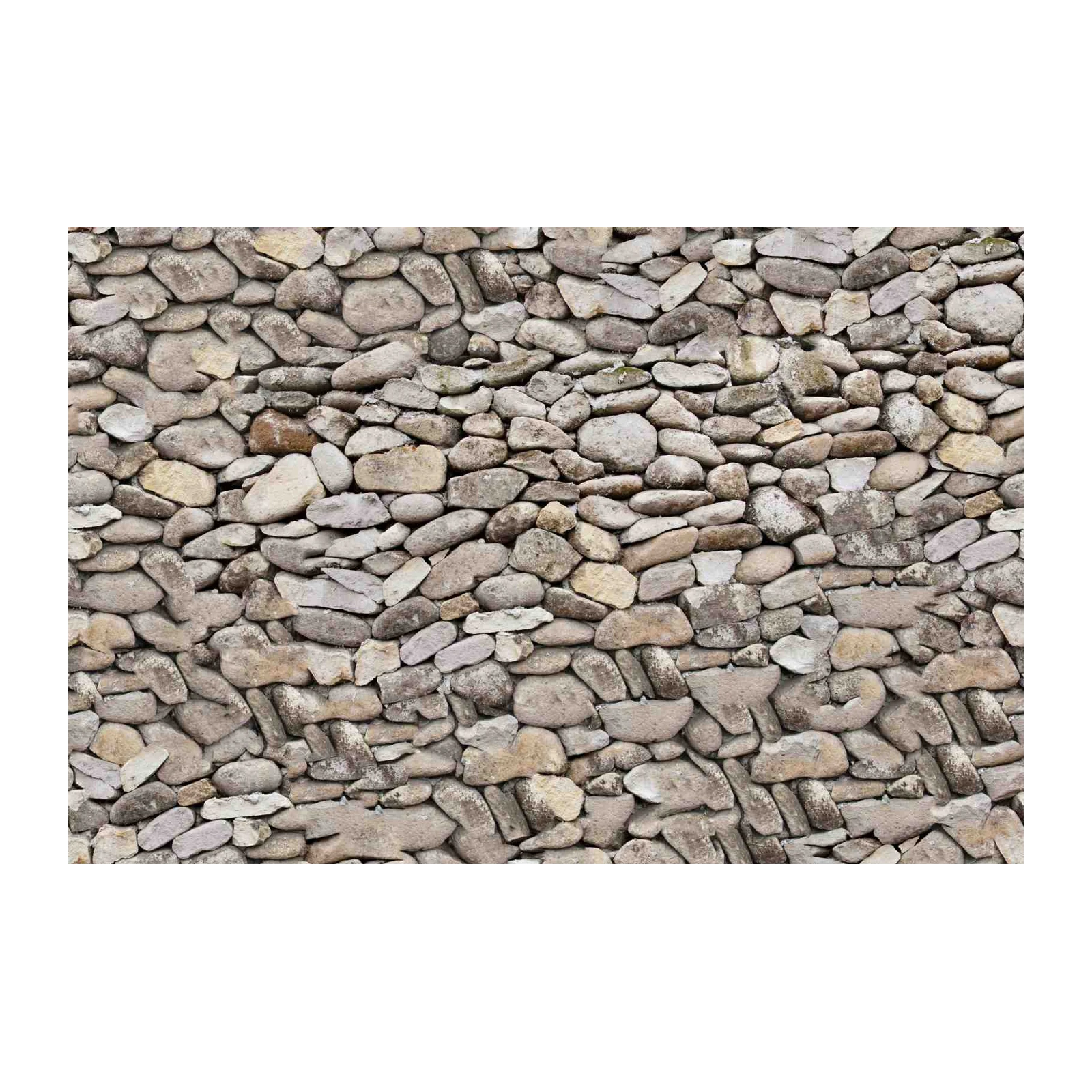 Rustic Stone Wall Texture Wall Art