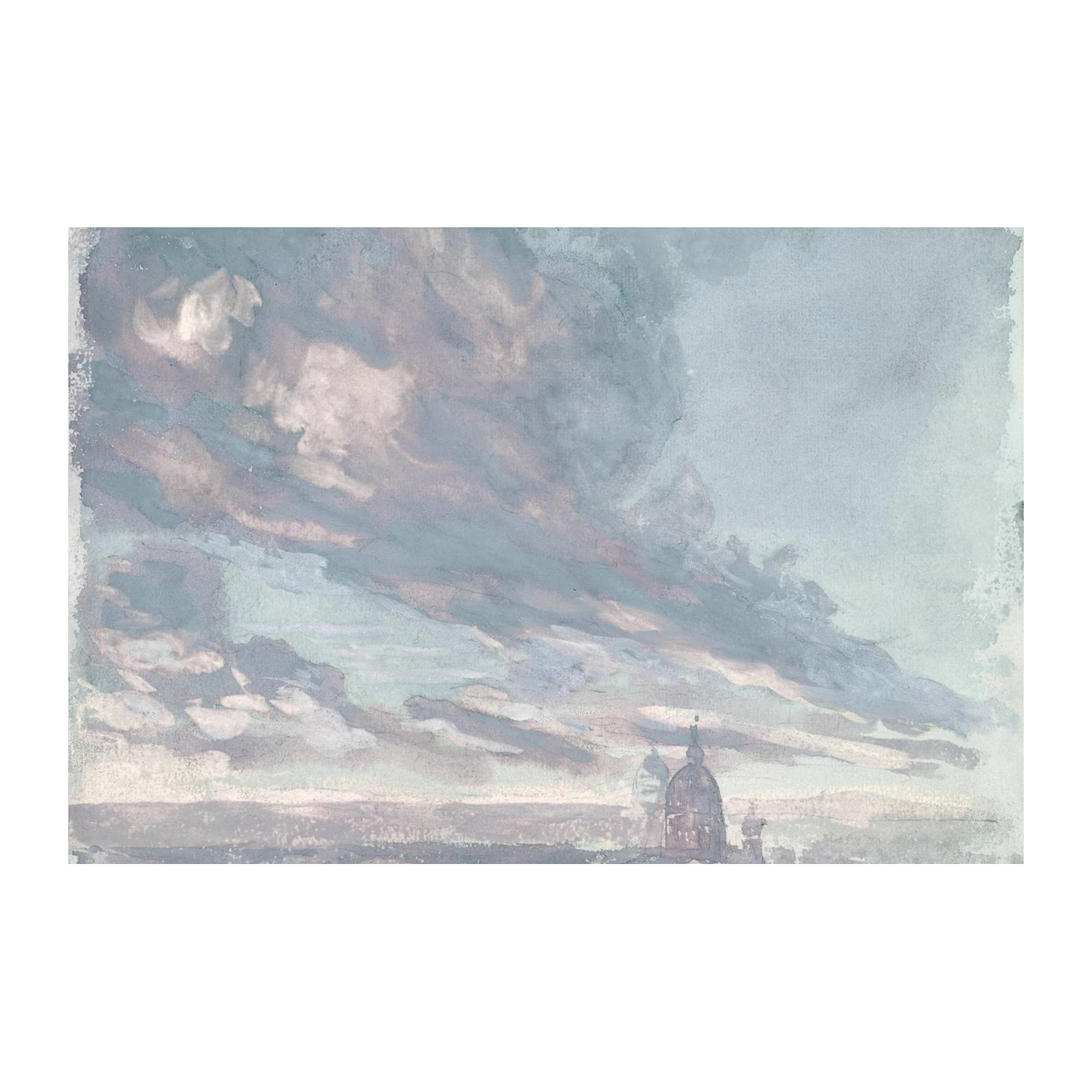 Serene Skies & Cityscape Wall Art
