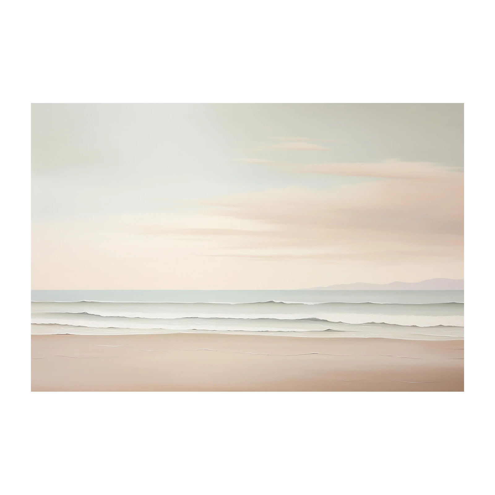 Serene Coastal Sunset Wall Art