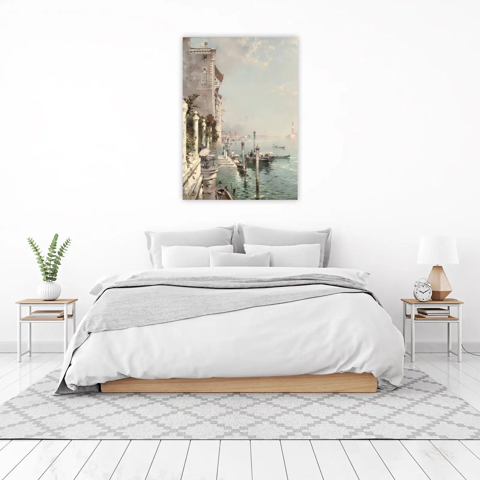Venice Canal Gondolas Artwork Wall Art