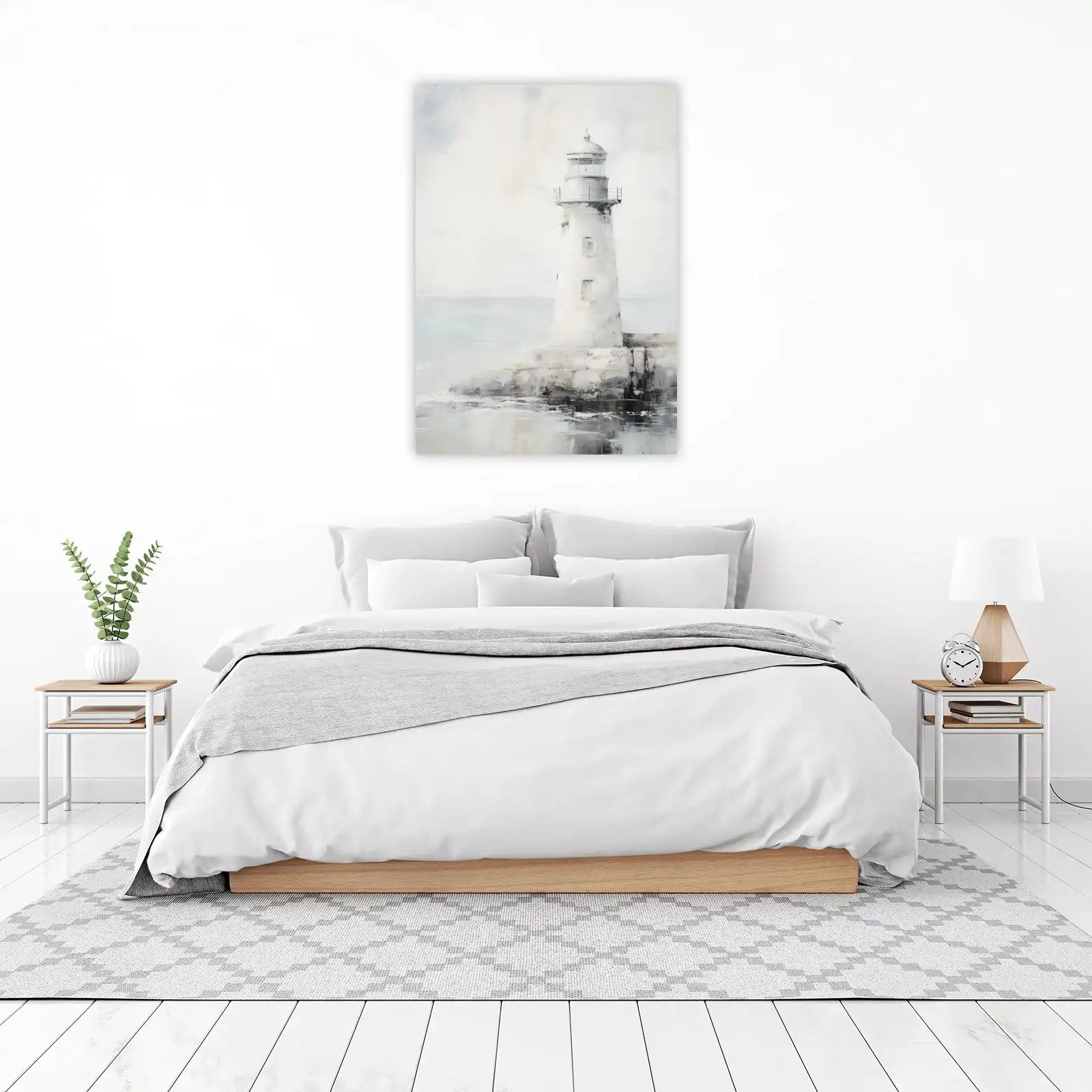 Coastal Lighthouse Serenity Wall Art
