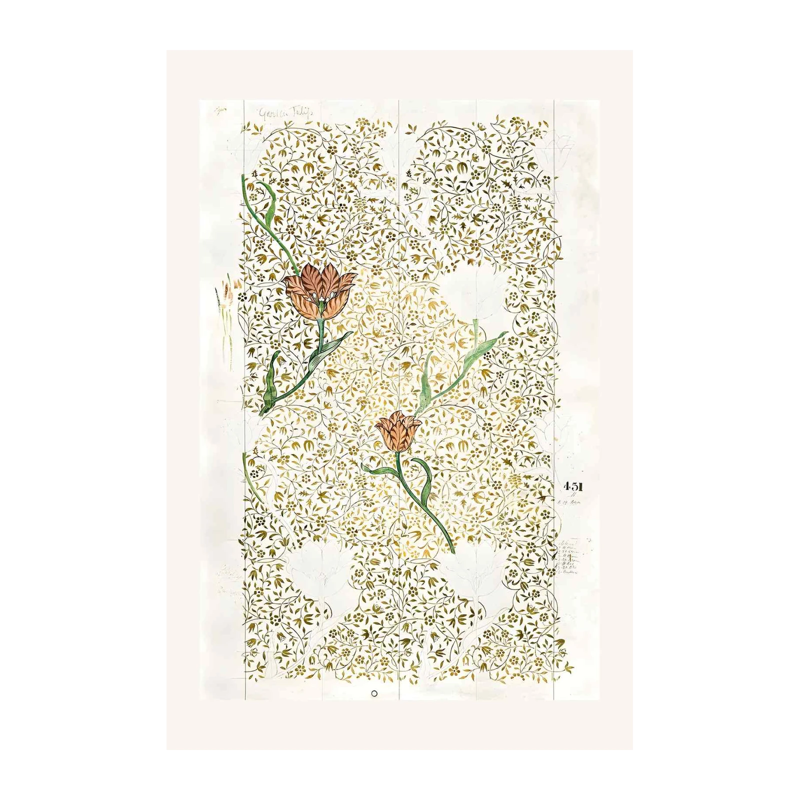 Gothic Tulip Botanical Art Wall Art