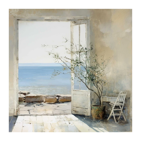 Coastal Serenity Seascape Wall Art
