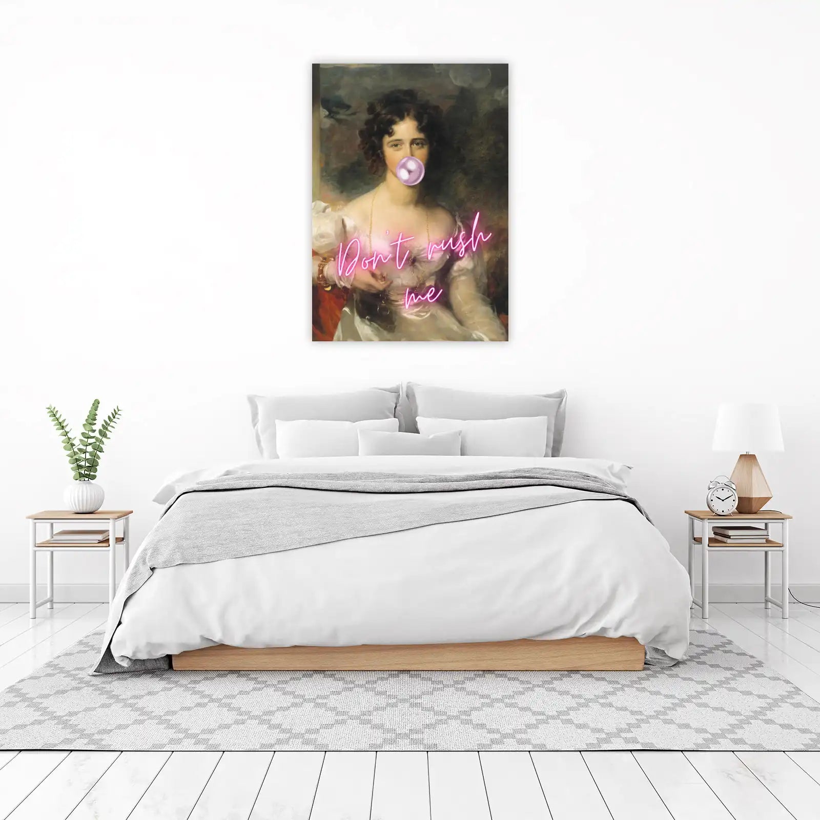 Regal Rebellion: Don't Rush Me Wall Art