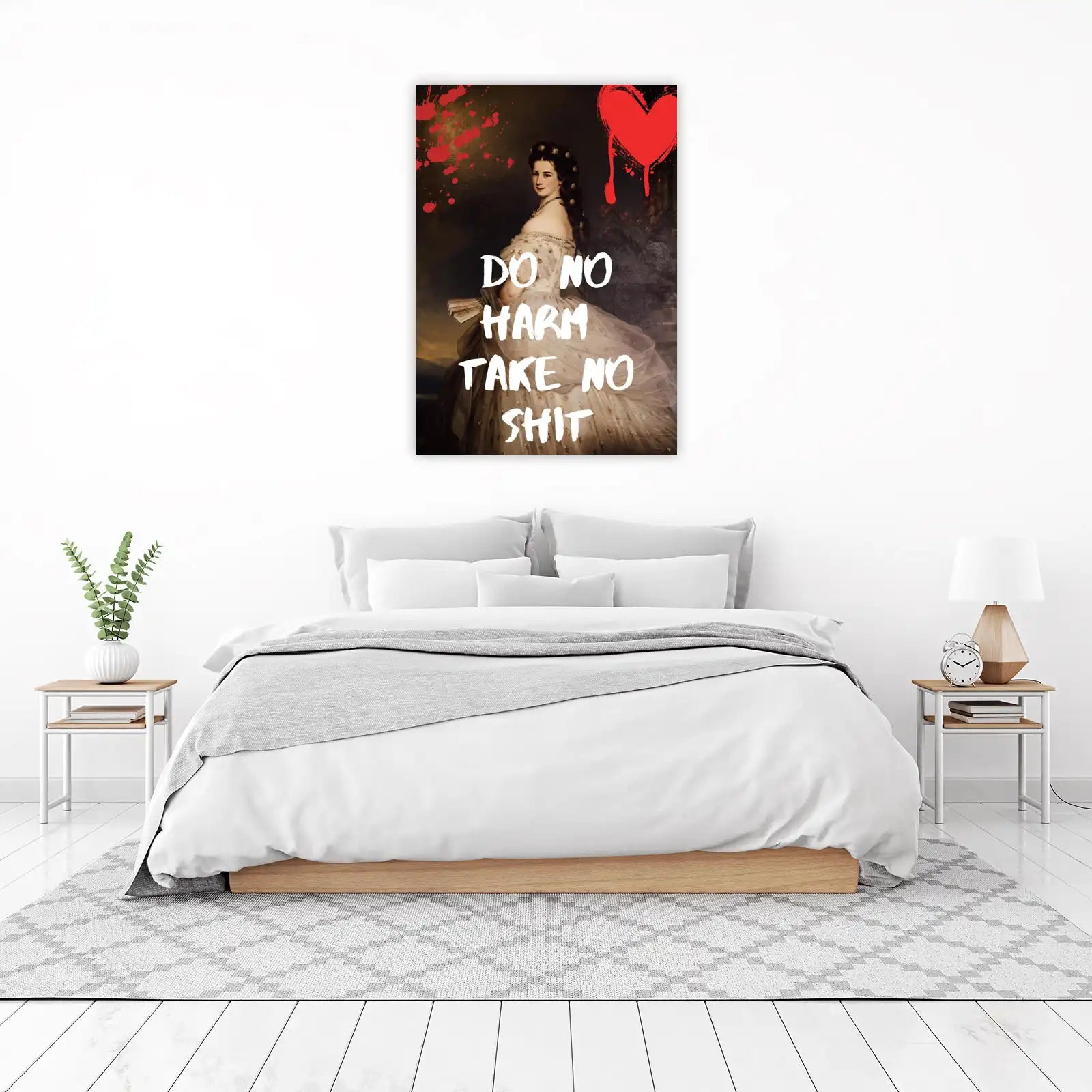 Empress Sisi Do No Harm Take No Shit Wall Art