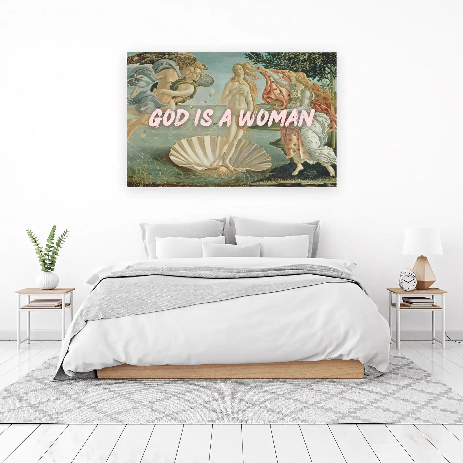 Divine Feminine "God is a Woman" Wall Art