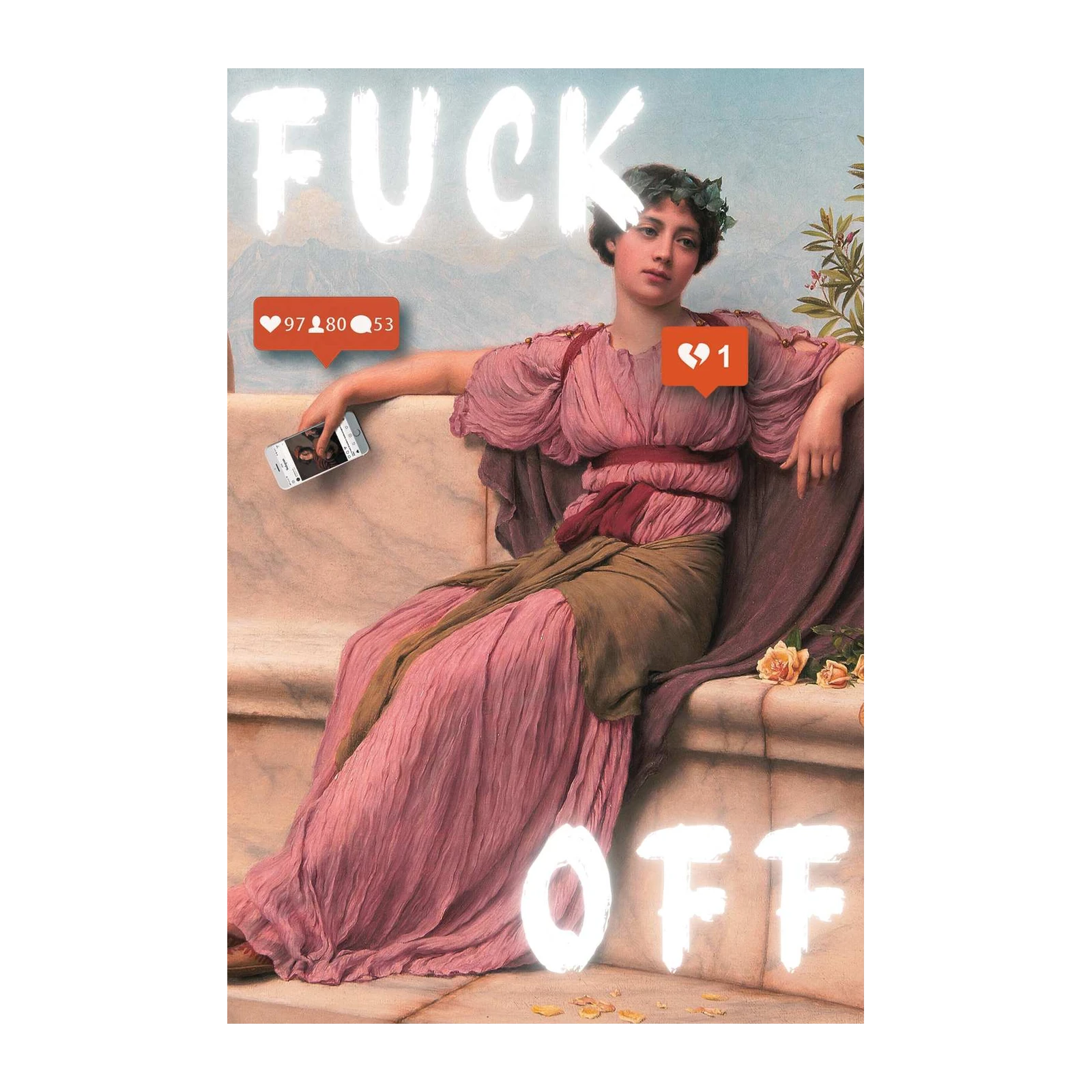 Modern Social Media Rage Wall Art