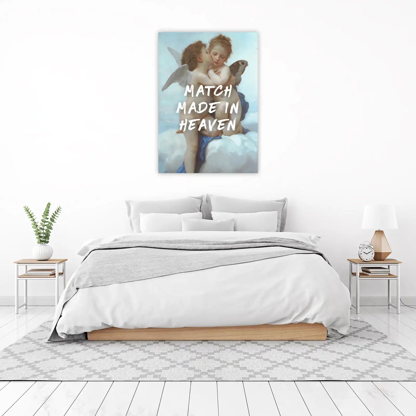 Cherub Embrace "Match Made in Heaven" Wall Art