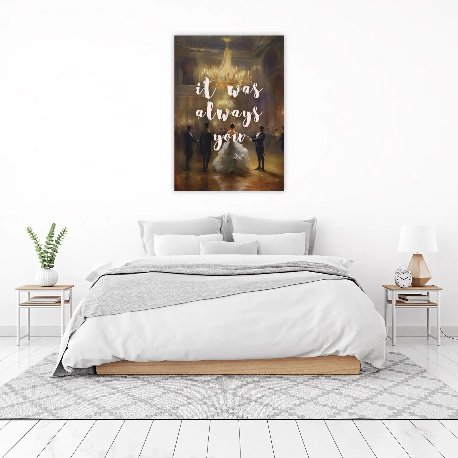 Elegant Ballroom Romance 'It Was Always You' Wall Art