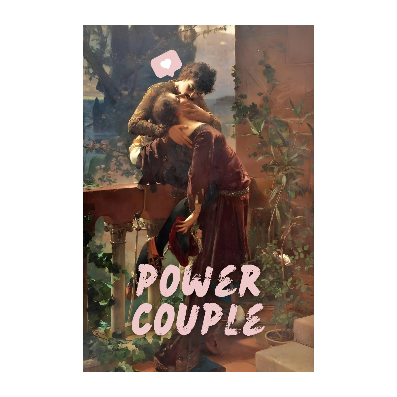 Romantic Embrace "Power Couple" Wall Art