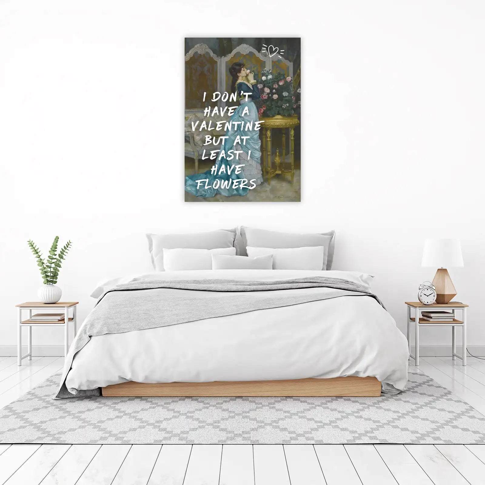 Victorian Elegance & Flowers Wall Art