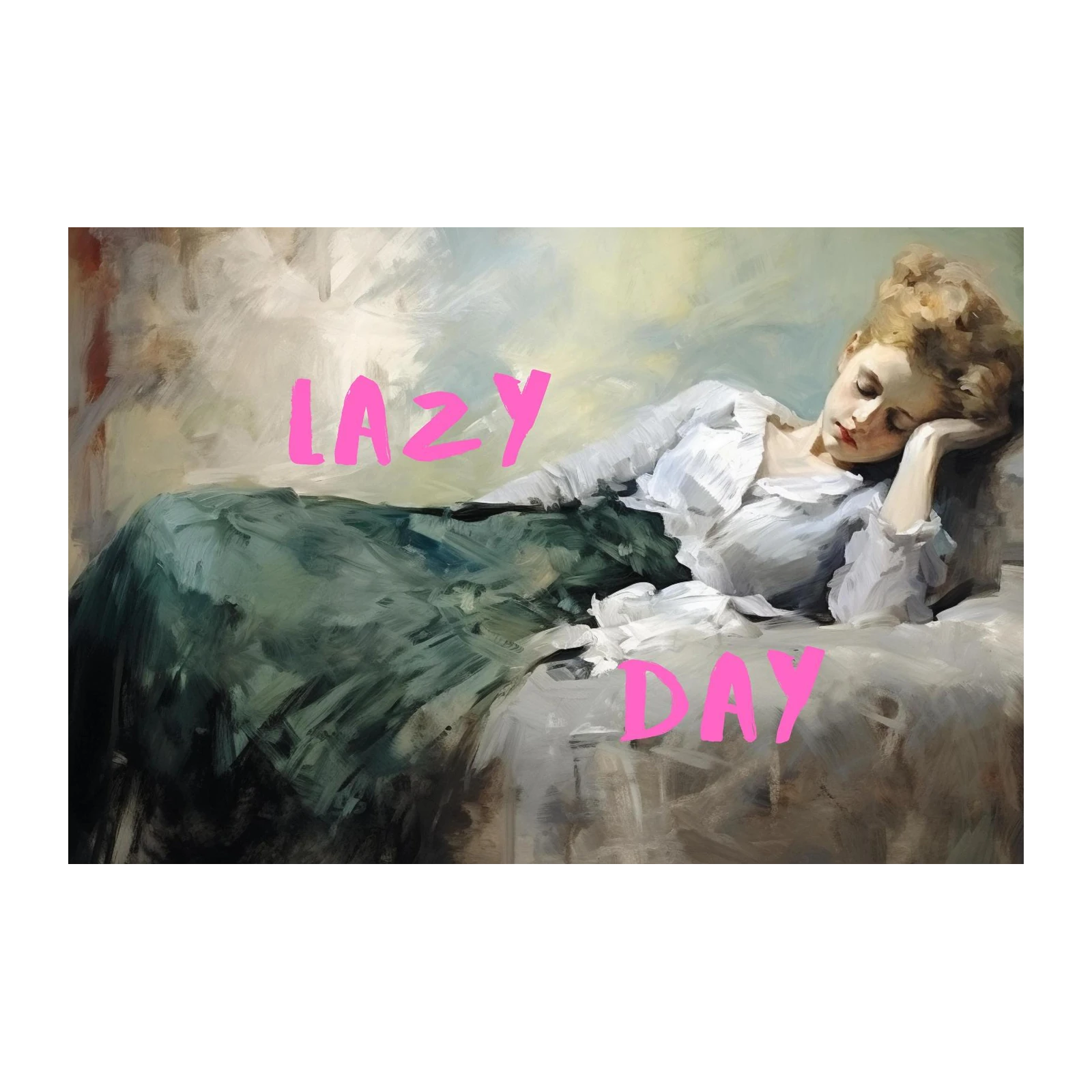 Lazy Day Vintage Art Wall Art