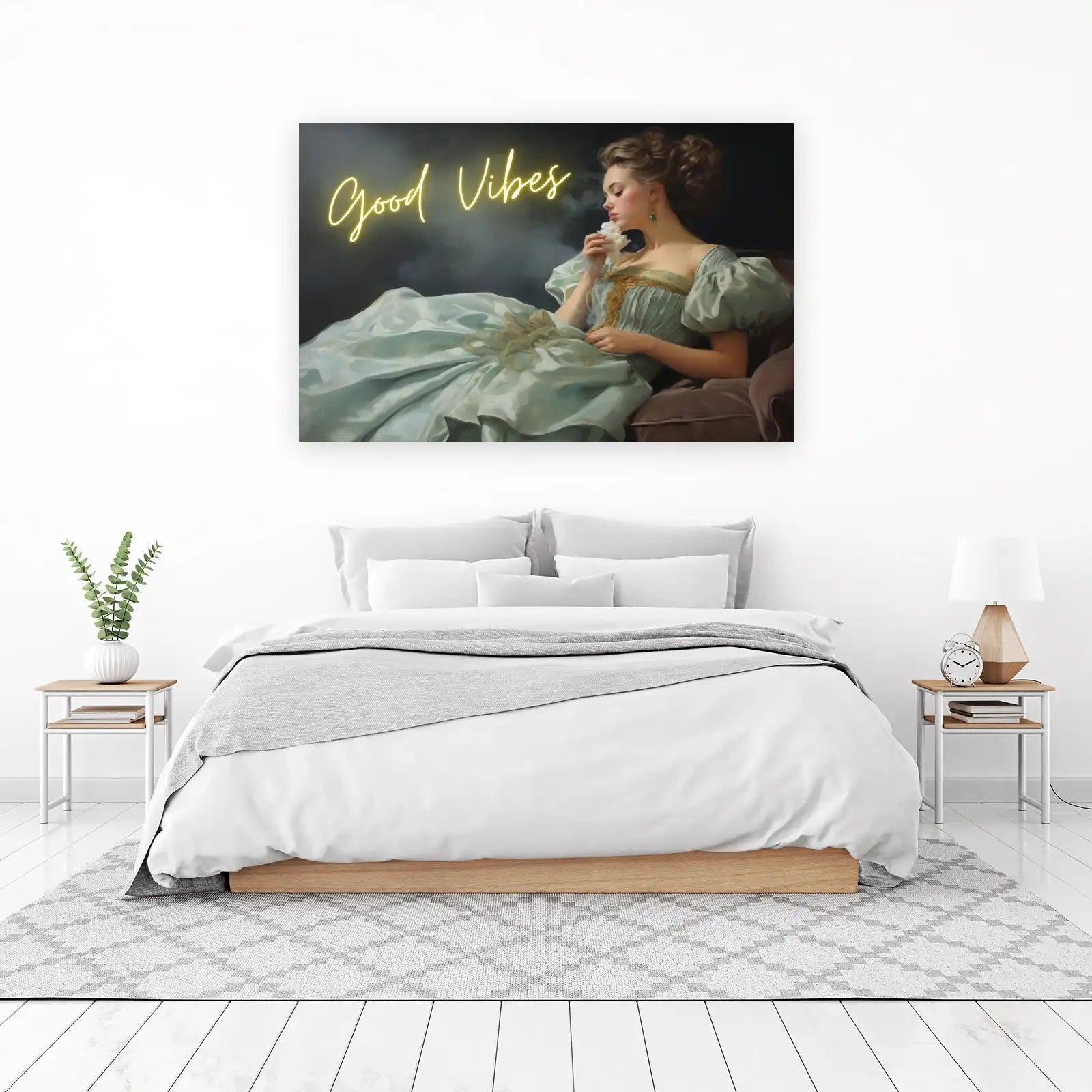 Elegant Lady Good Vibes Wall Art