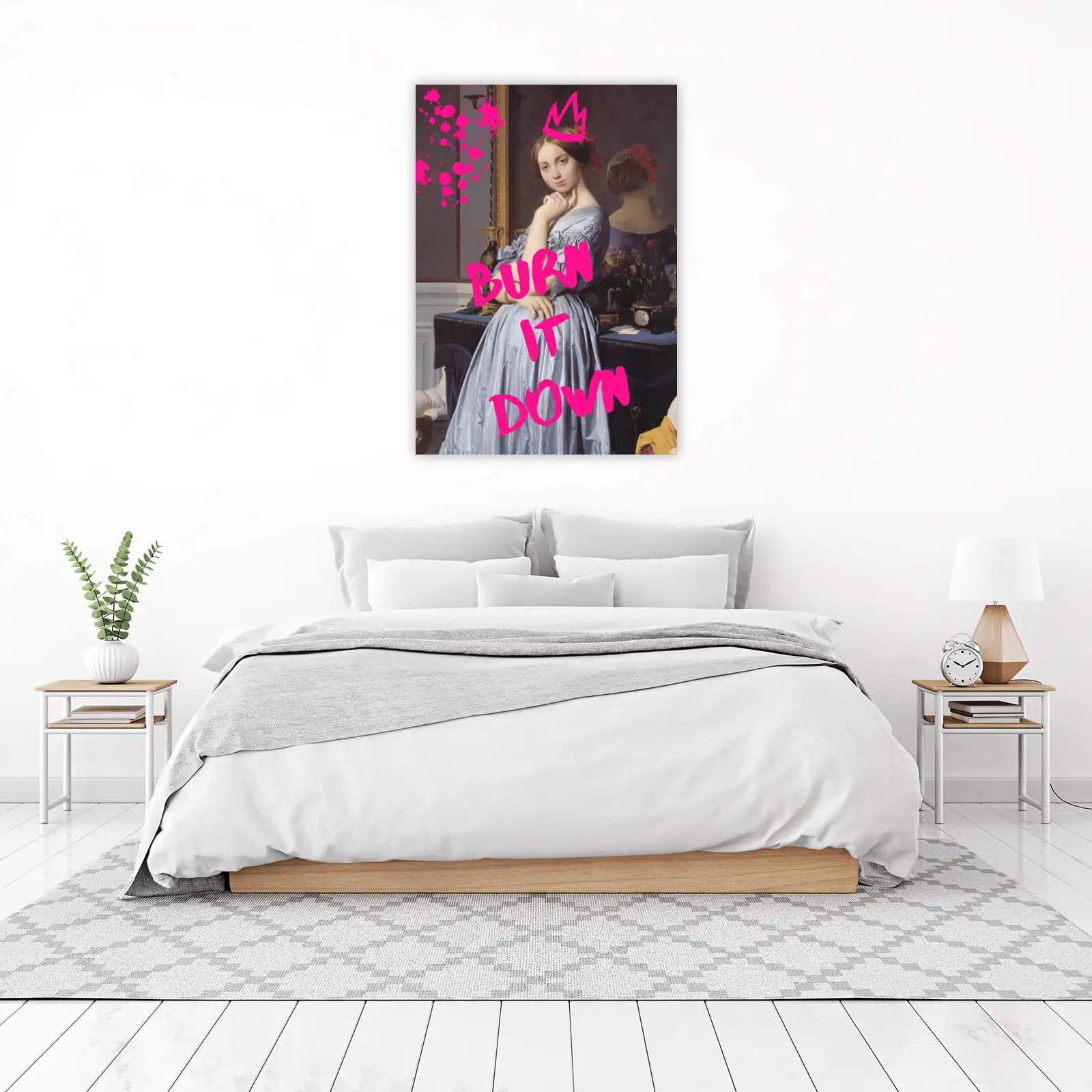 Rebellious Royal Portrait Wall Art