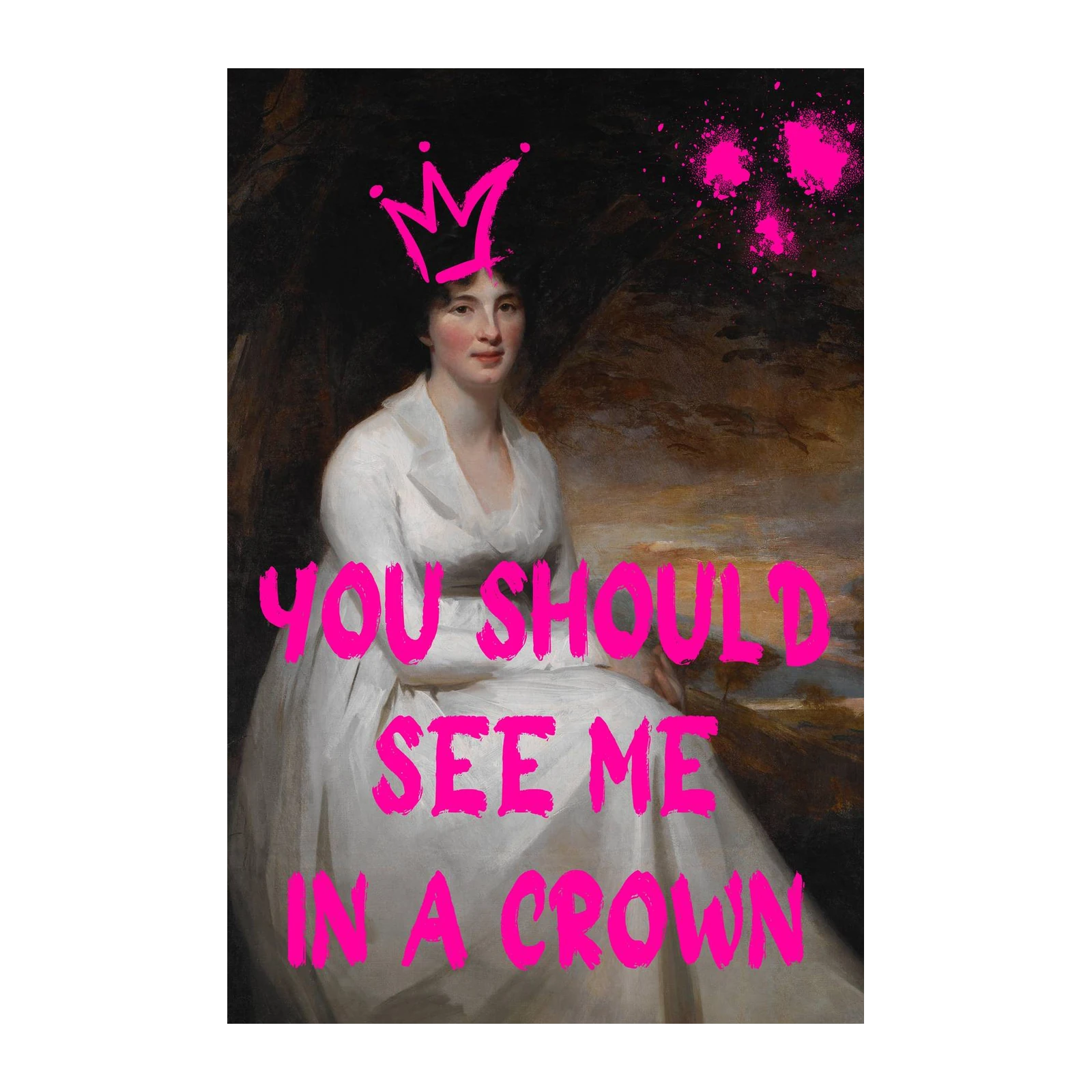 Bold Queen Portrait Wall Art