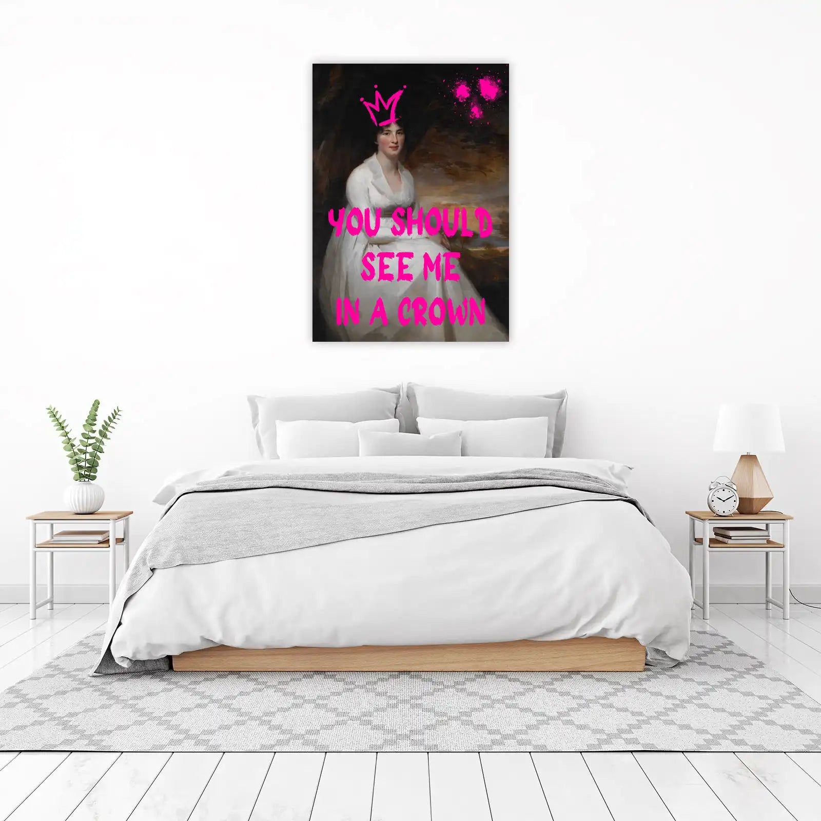 Bold Queen Portrait Wall Art