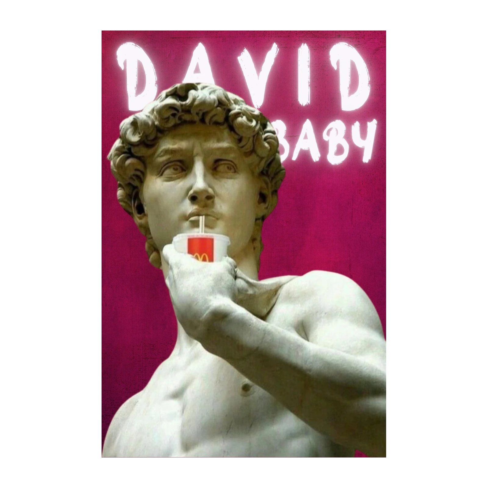 David Baby Pop Art Wall Art