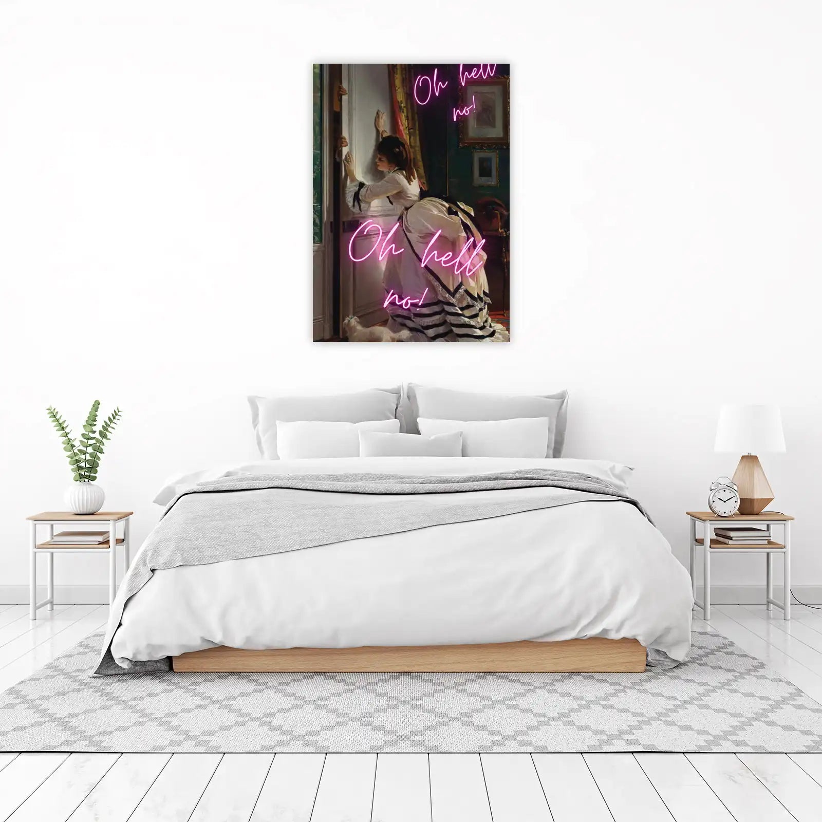 Victorian Intrigue Oh Hell No! Wall Art