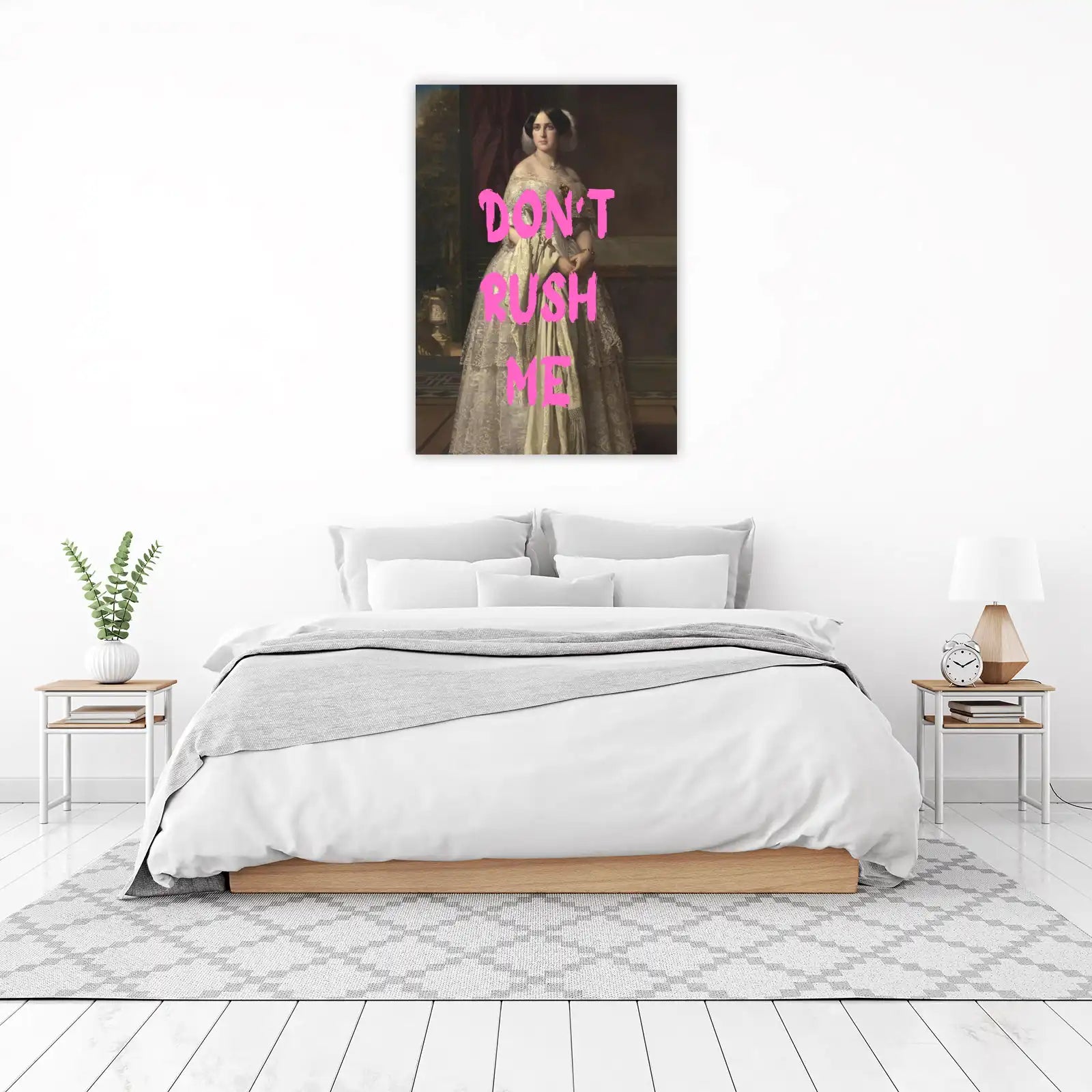 Victorian Portrait "Don't Rush Me" Wall Art