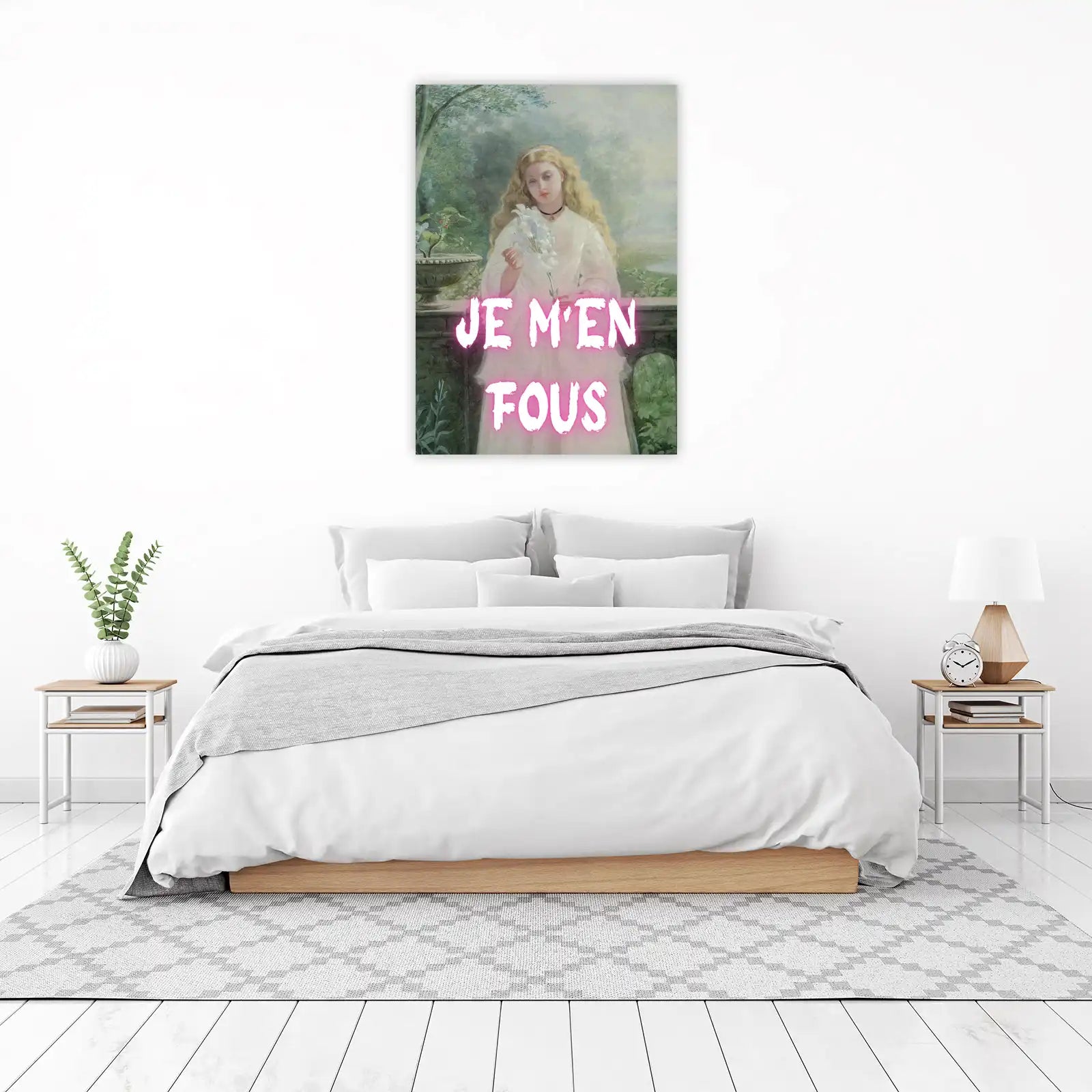 Je M'en Fous Romantic Garden Wall Art