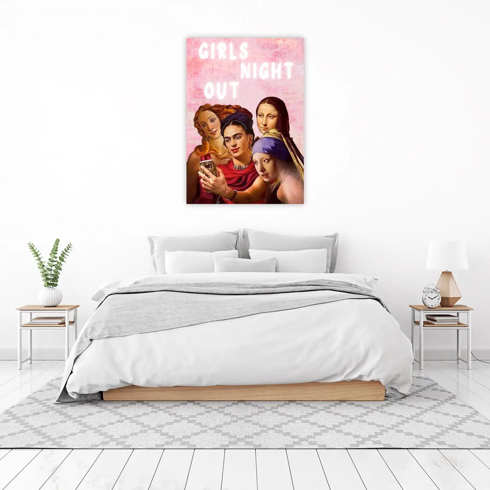 Famous Art Girls Night Out Wall Art