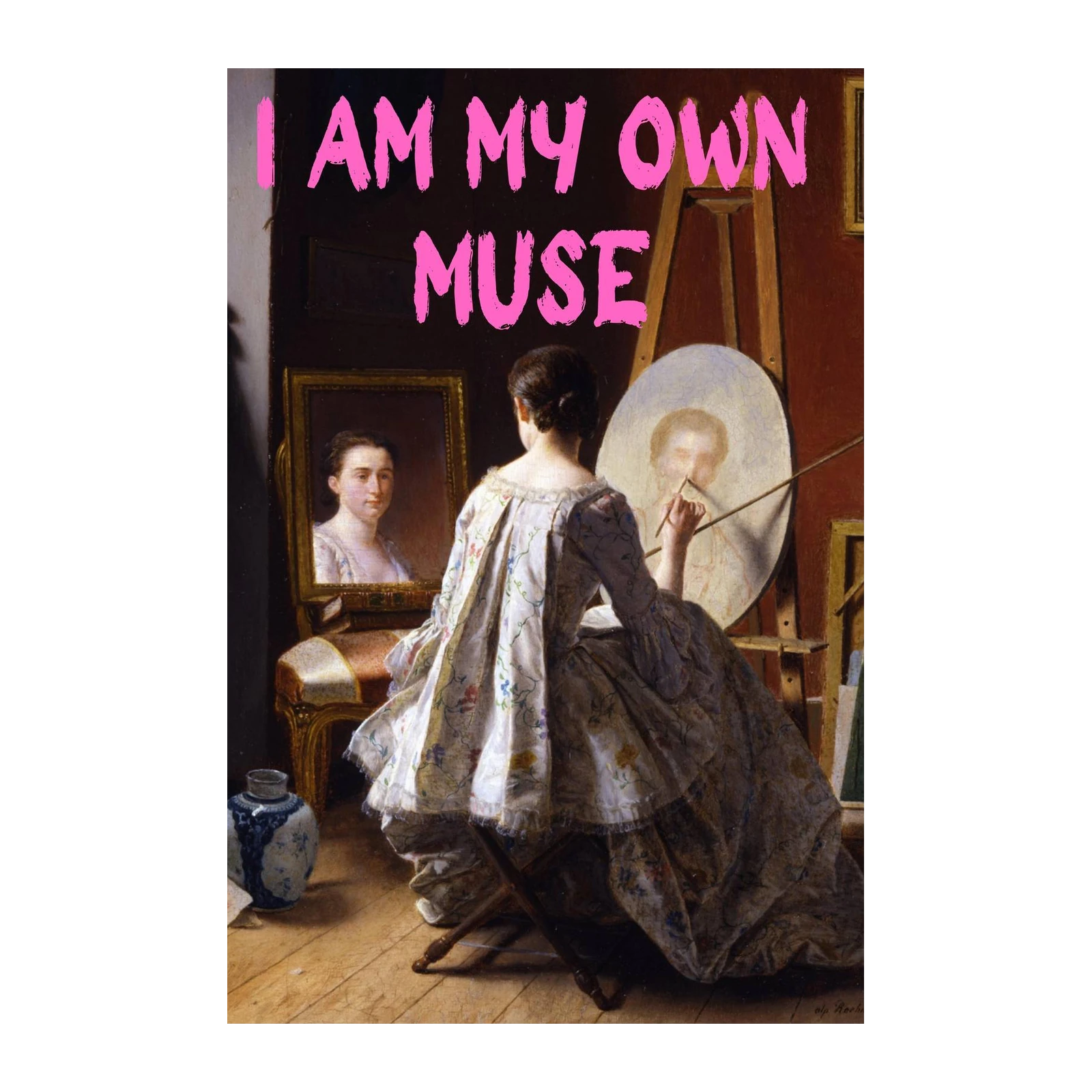 Empowering Artist "I Am My Own Muse" Wall Art
