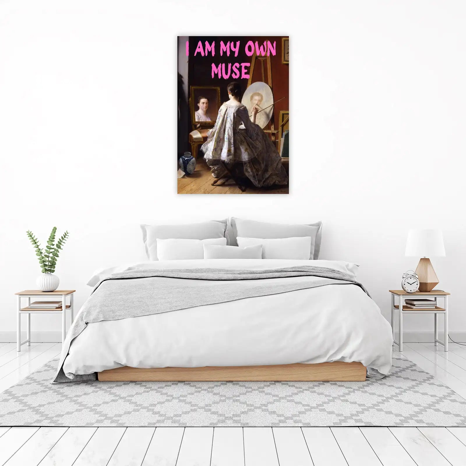 Empowering Artist "I Am My Own Muse" Wall Art