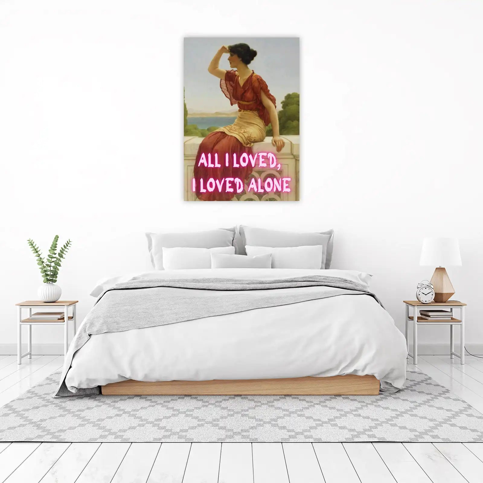 Victorian Woman Solitude Wall Art Wall Art