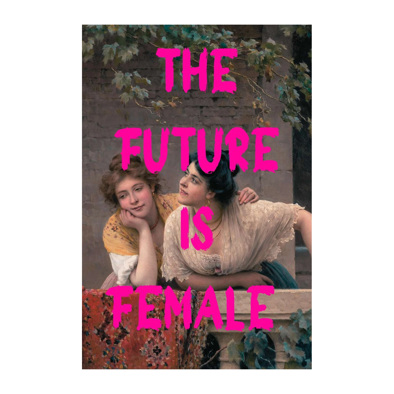 The Future is Female Statement Wall Art