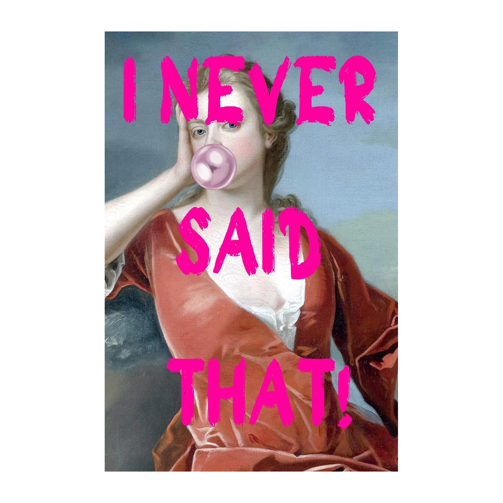I Never Said That! Pop Art Portrait Wall Art