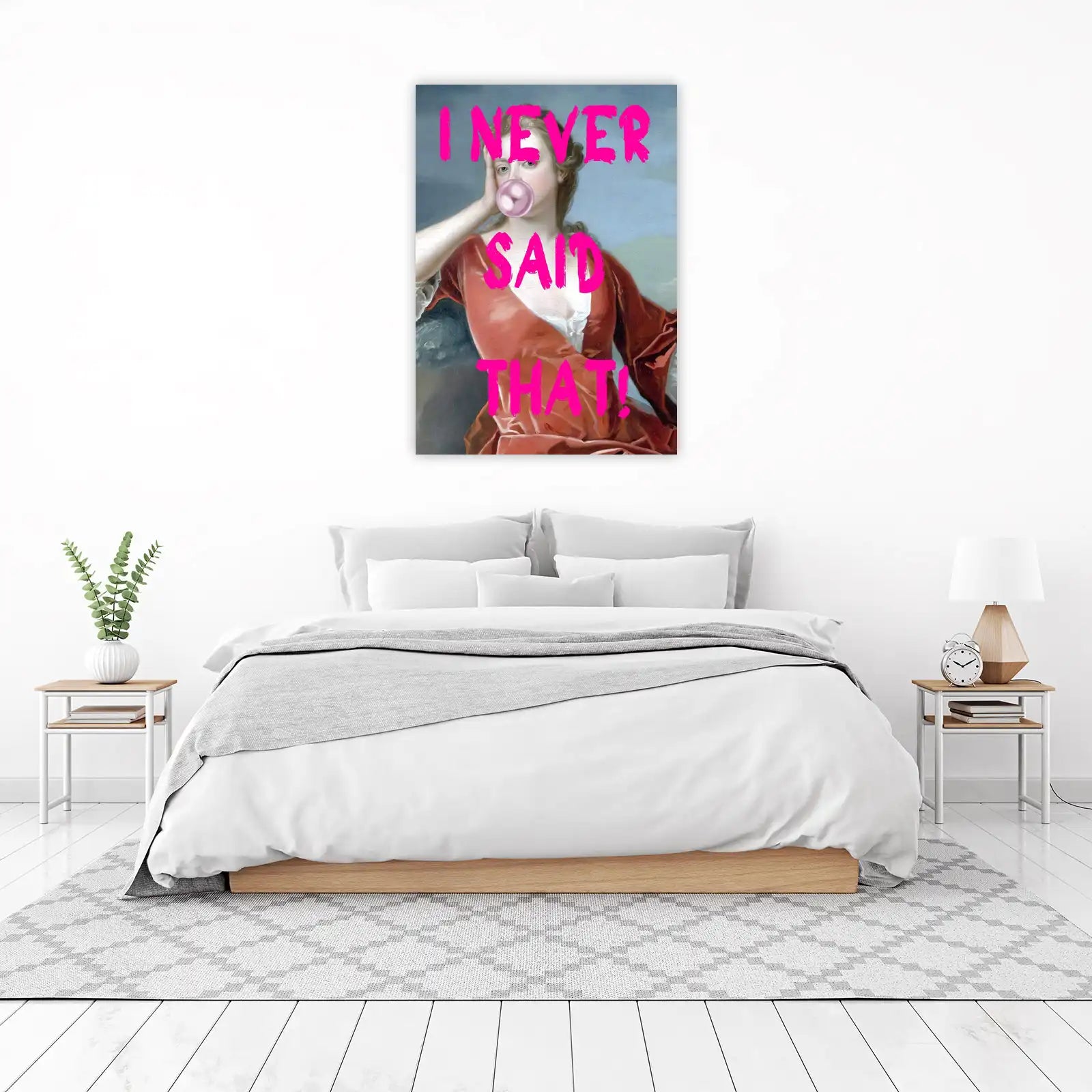 I Never Said That! Pop Art Portrait Wall Art