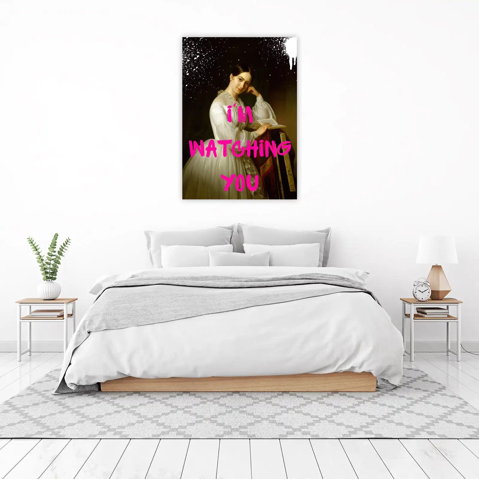 Victorian Lady "I'm Watching You" Wall Art