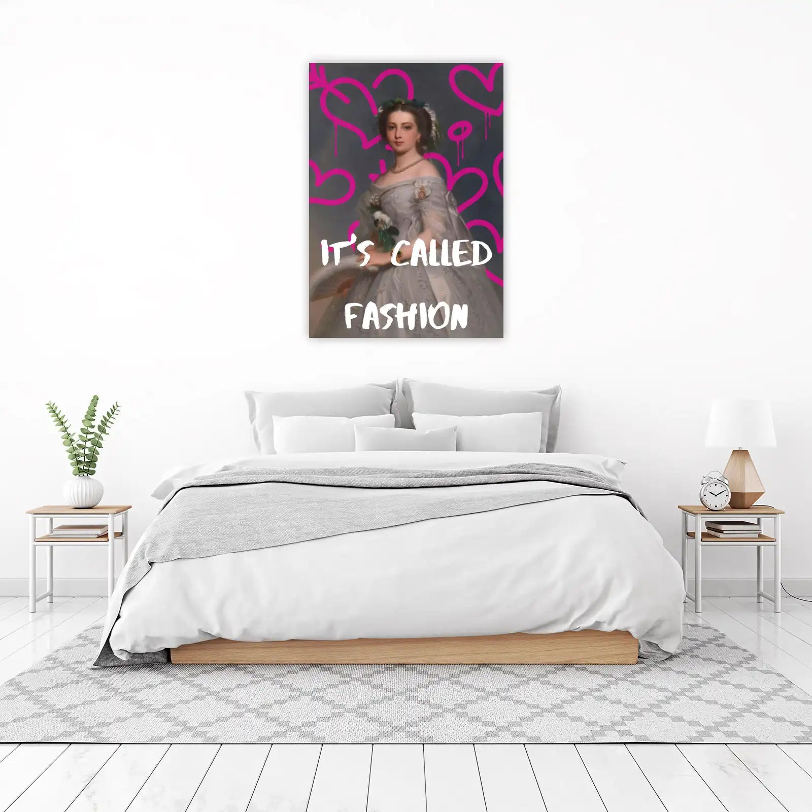 Modern Graffiti Victorian Lady Wall Art