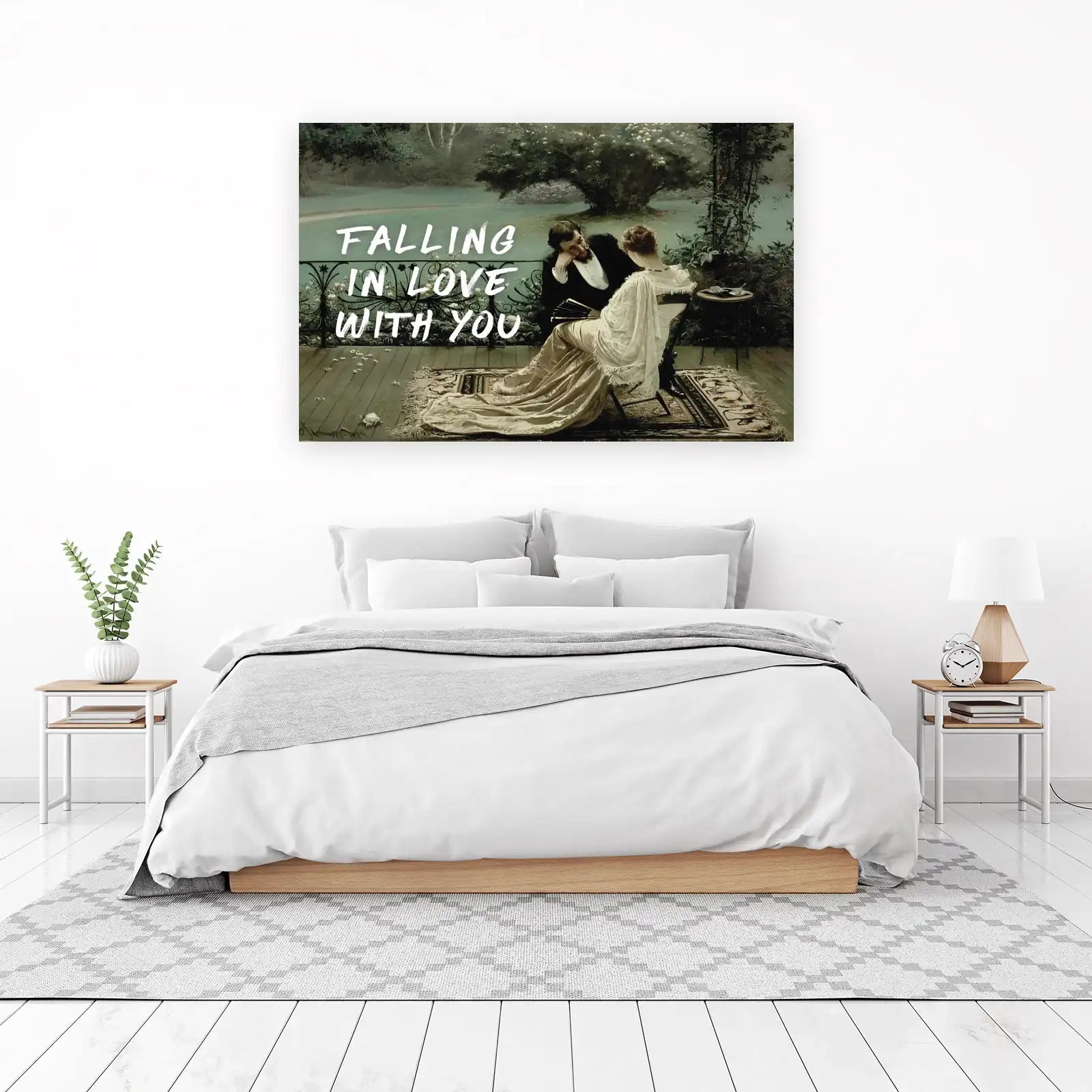 Romantic Couple "Falling in Love" Wall Art