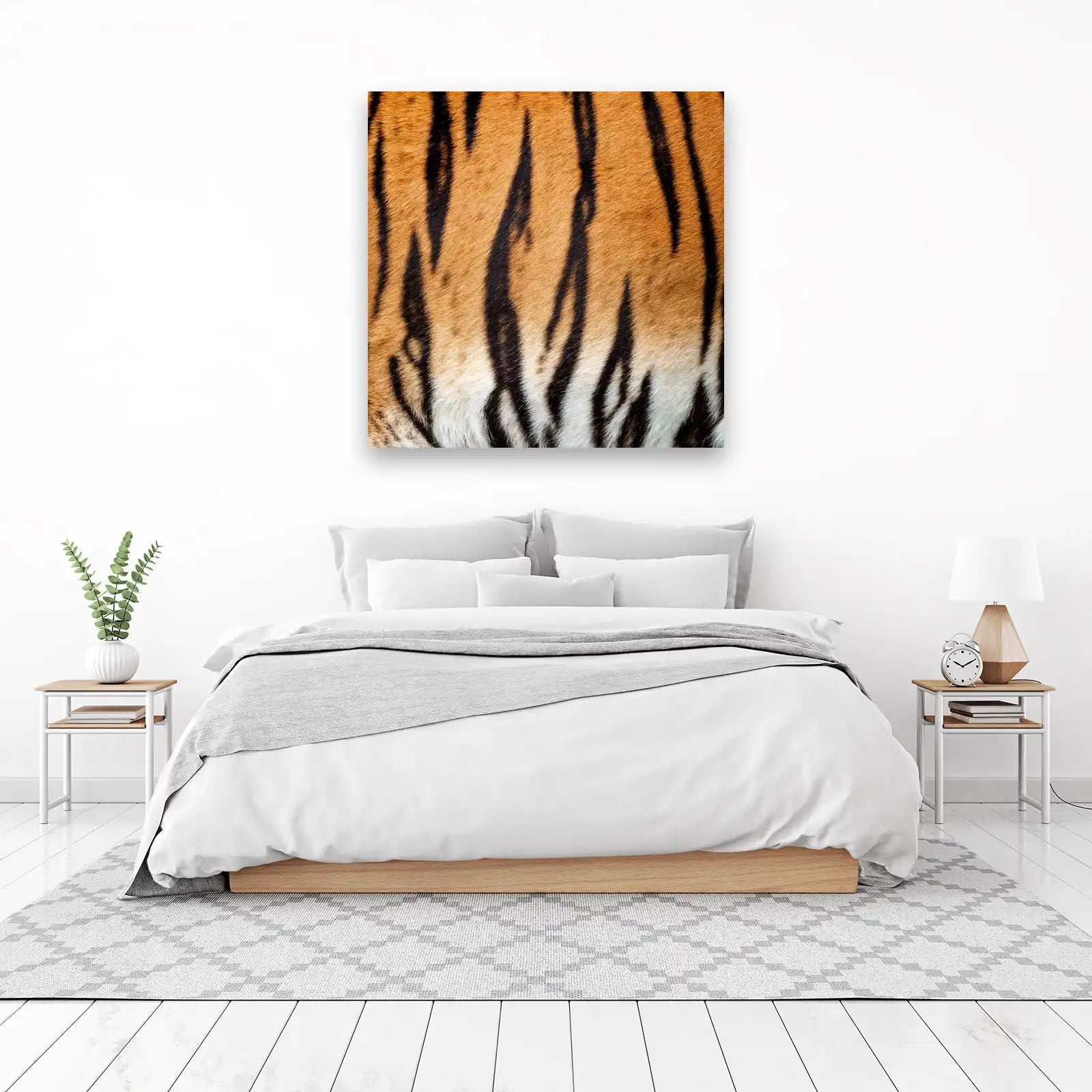 Wild Tiger Stripes Wall Art