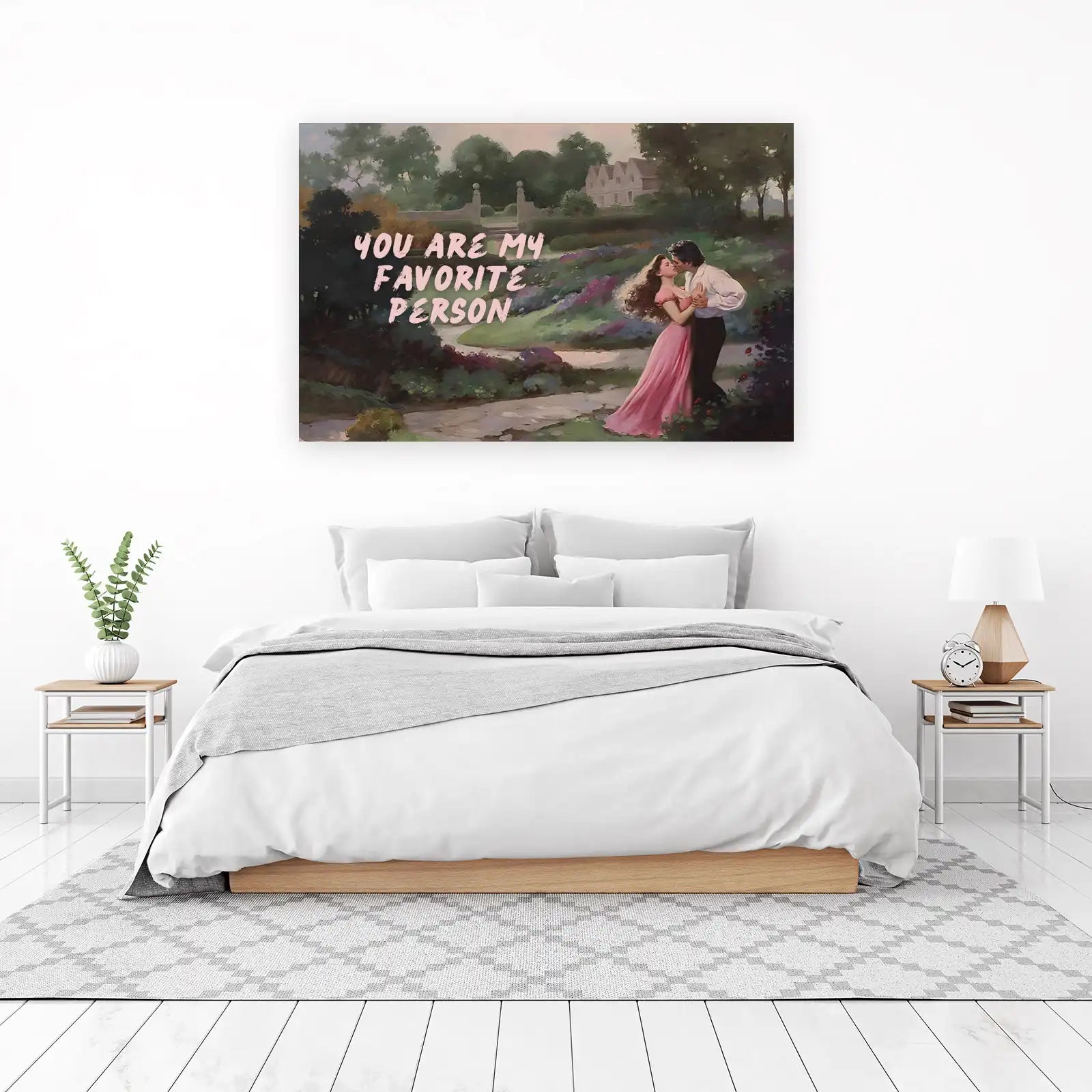 Romantic Couple Garden Wall Art