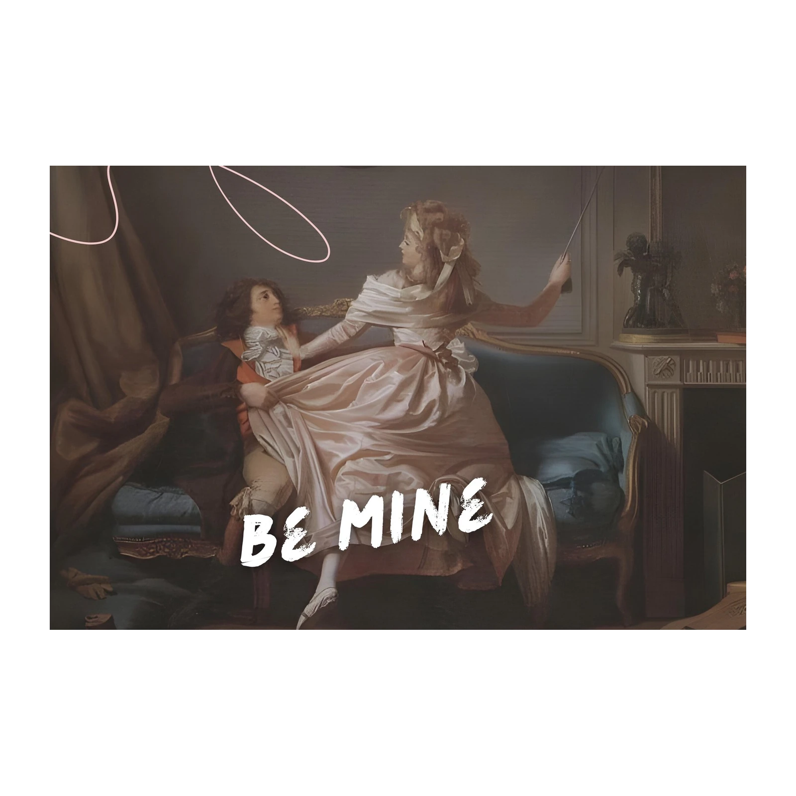 Be Mine Rococo Love Story Wall Art