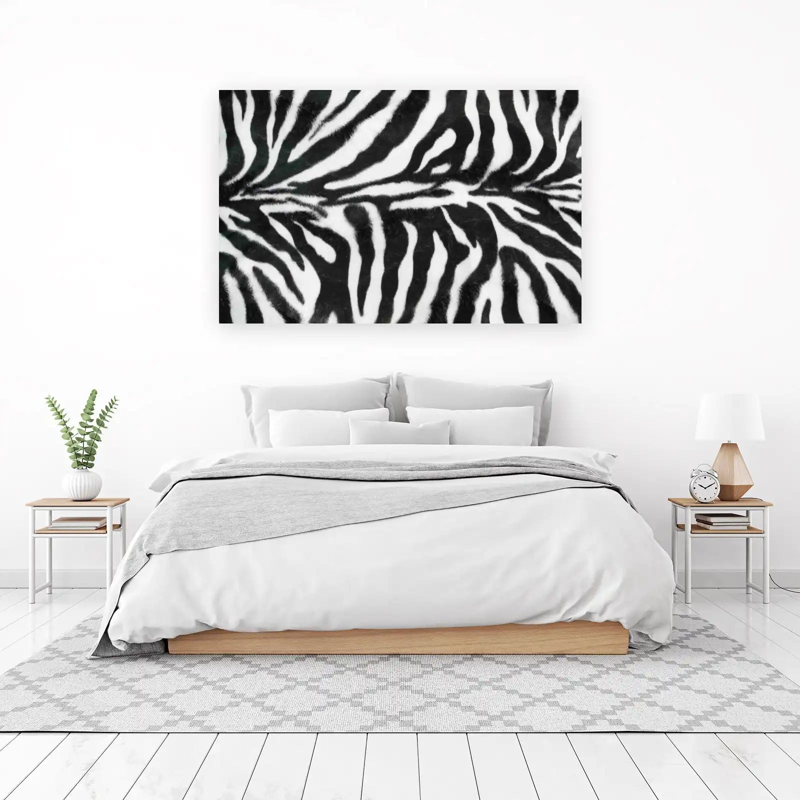 Bold Zebra Stripes Animal Print Wall Art