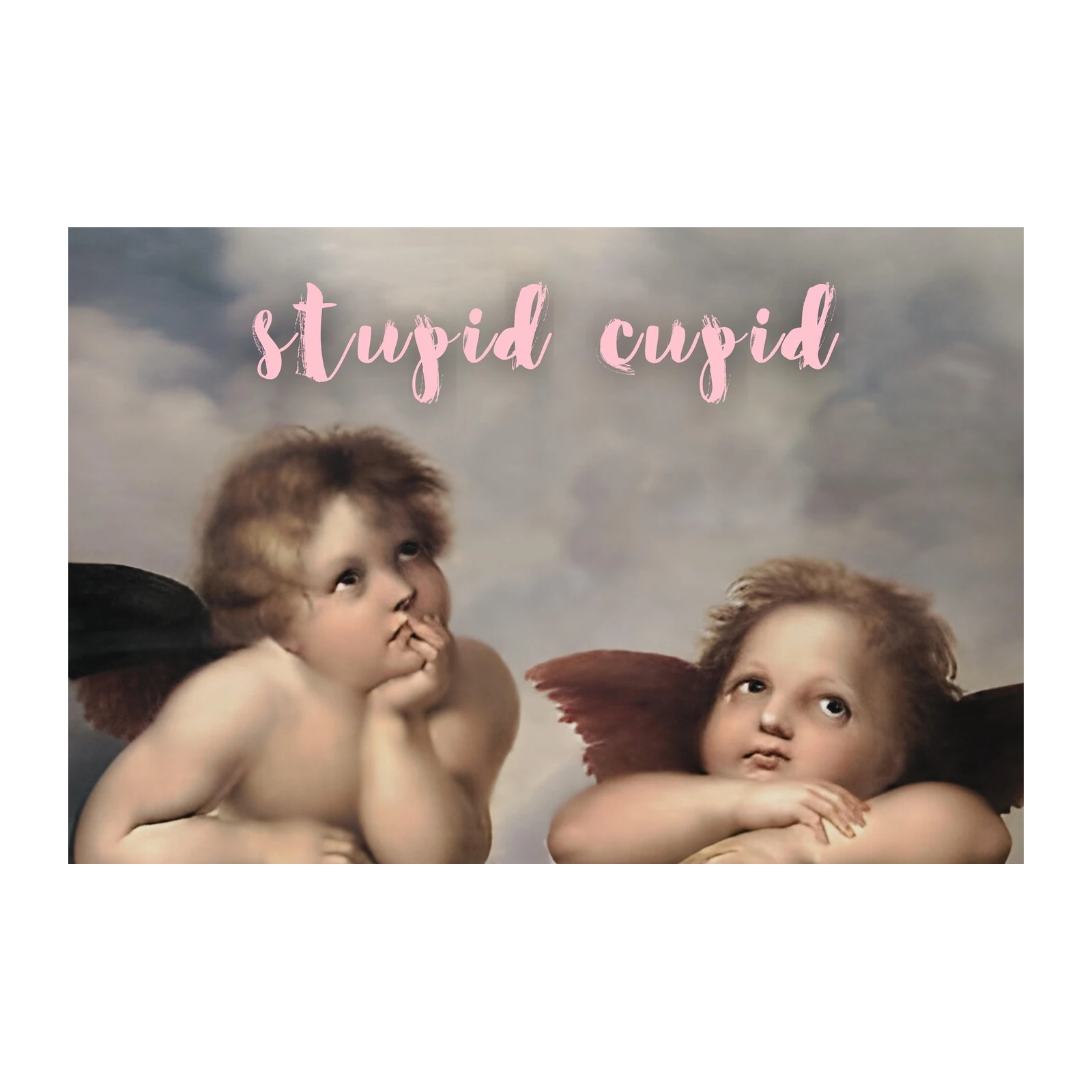 Stupid Cupid Cherub Wall Art Wall Art