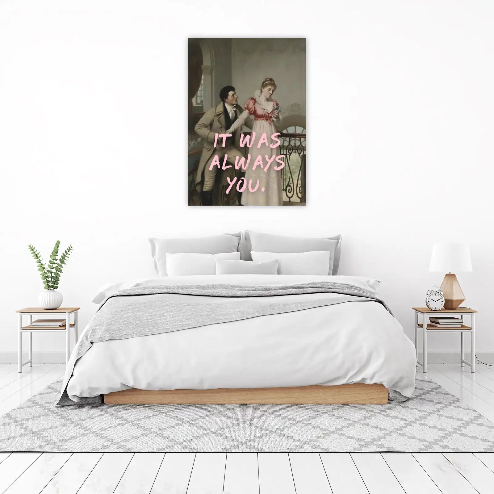 Romantic Couple "It Was Always You" Wall Art
