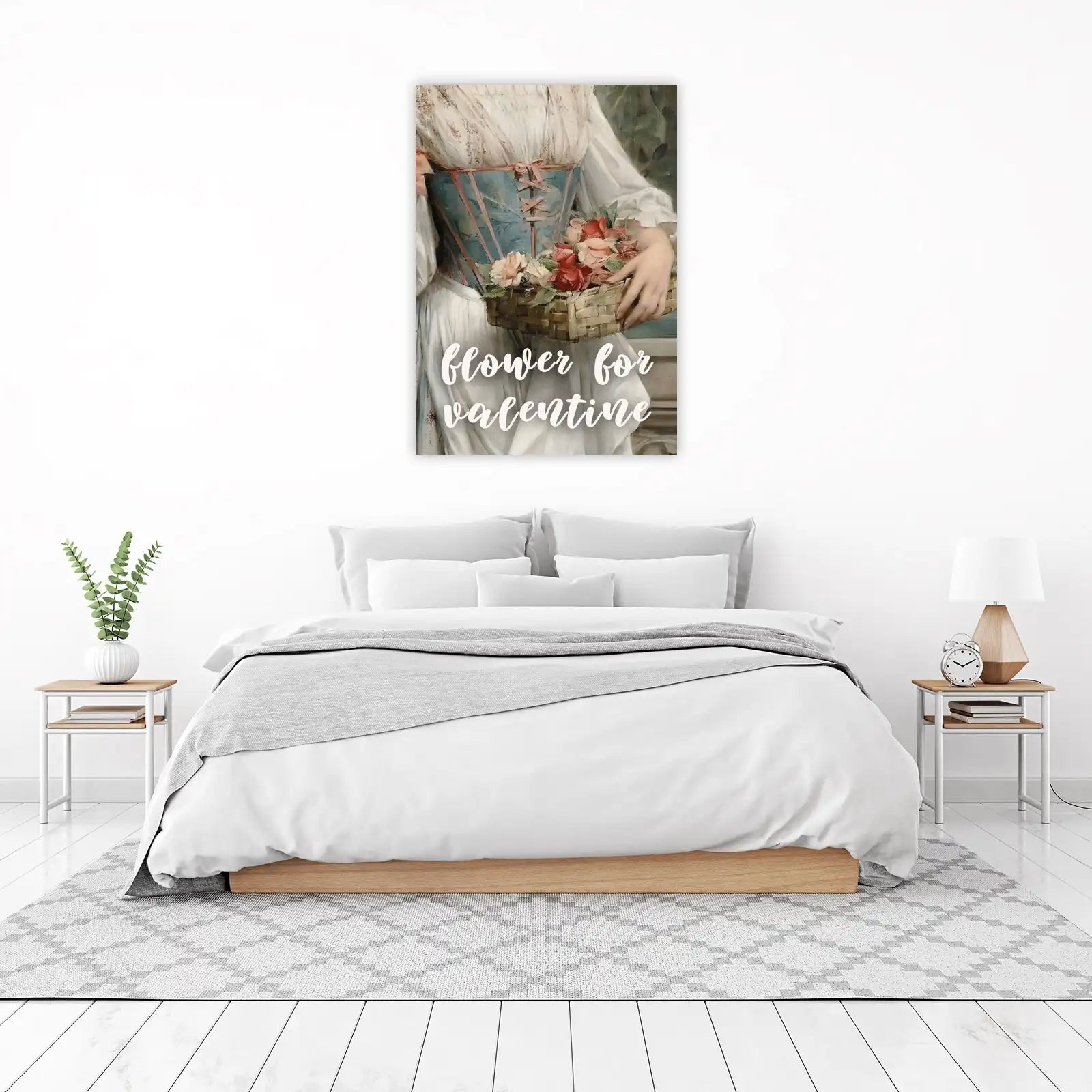 Romantic Floral Beauty Wall Art