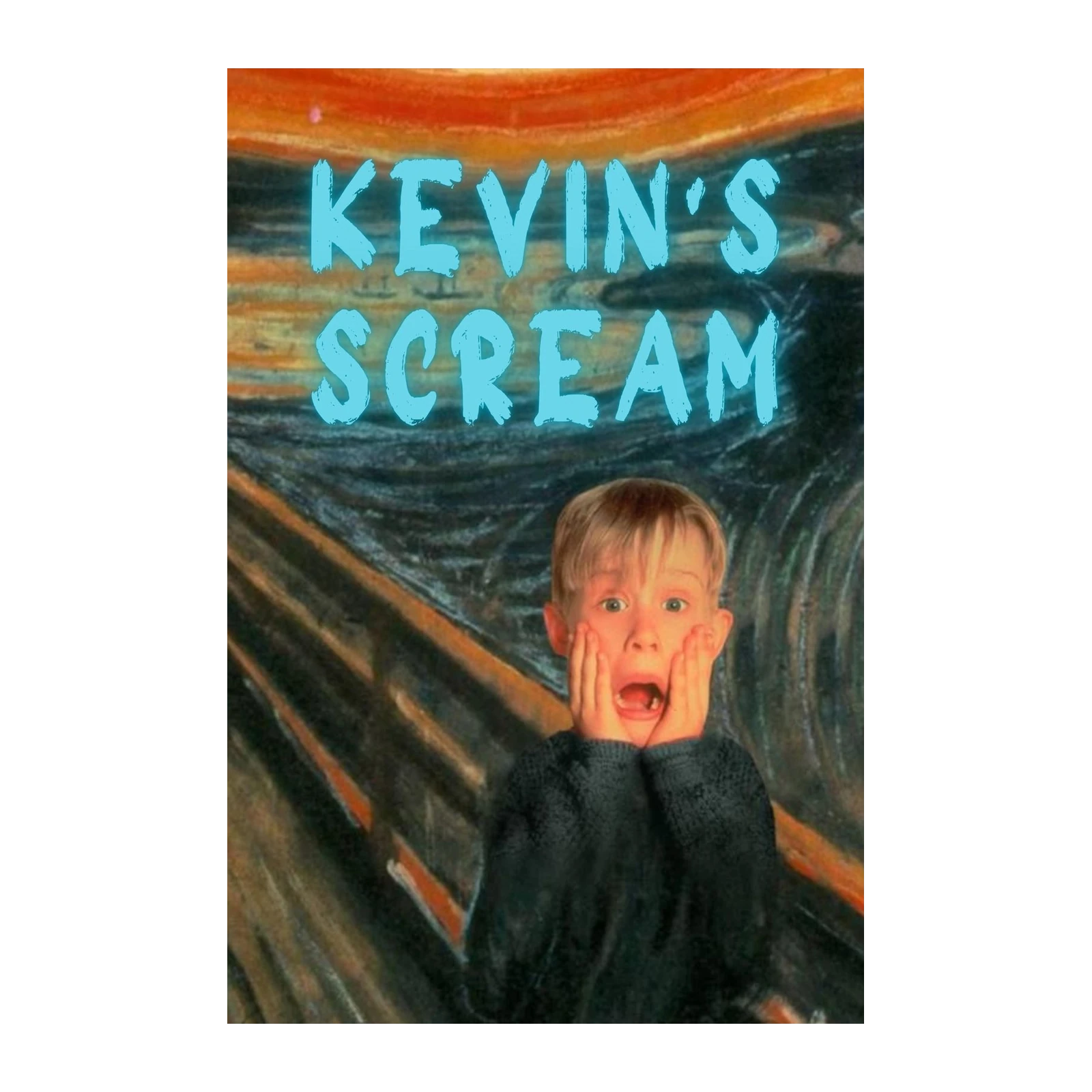 Kevin's Scream Iconic Movie Art Wall Art
