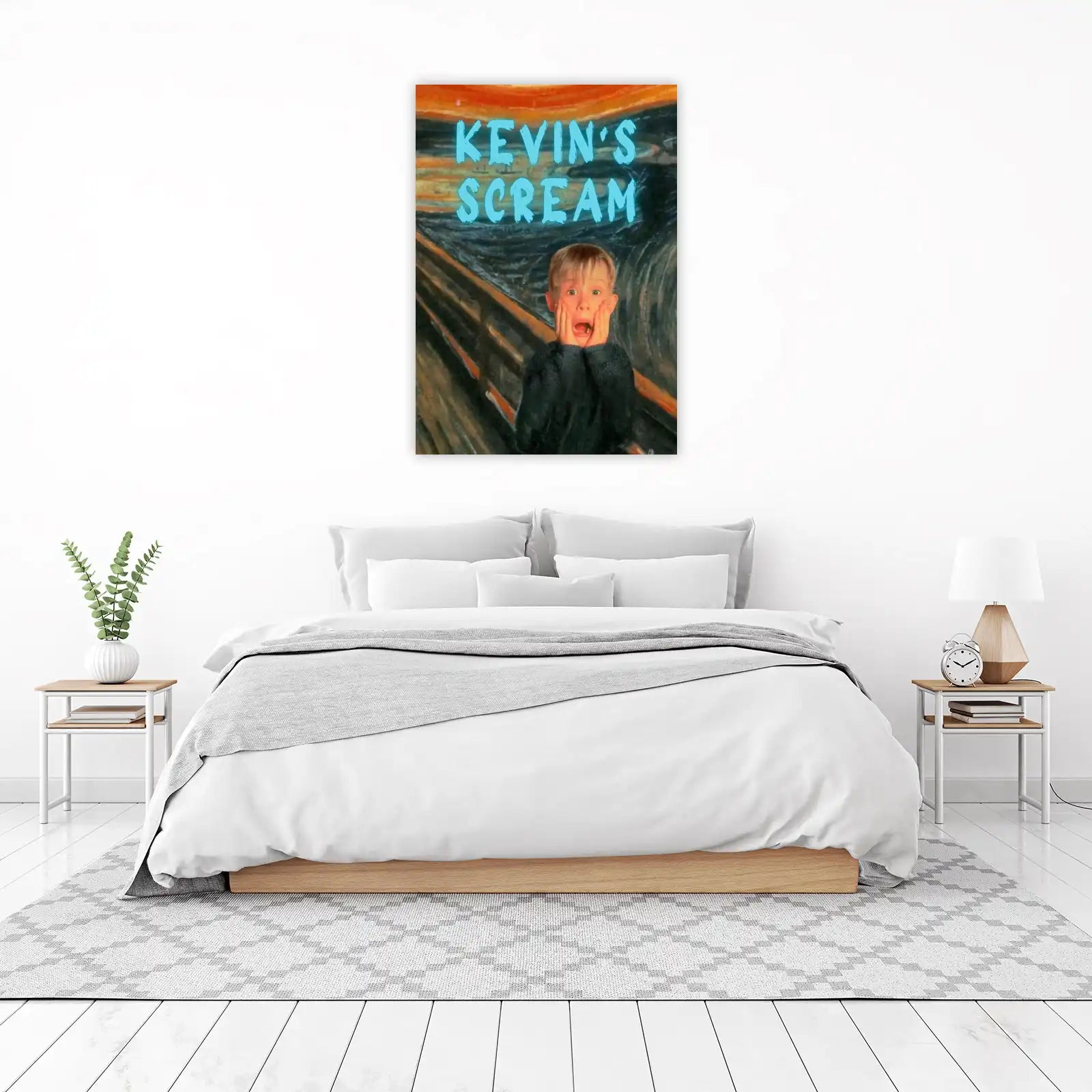 Kevin's Scream Iconic Movie Art Wall Art