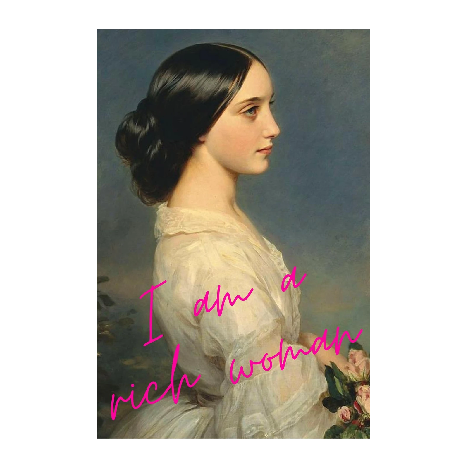 Vintage Portrait "Rich Woman" Wall Art